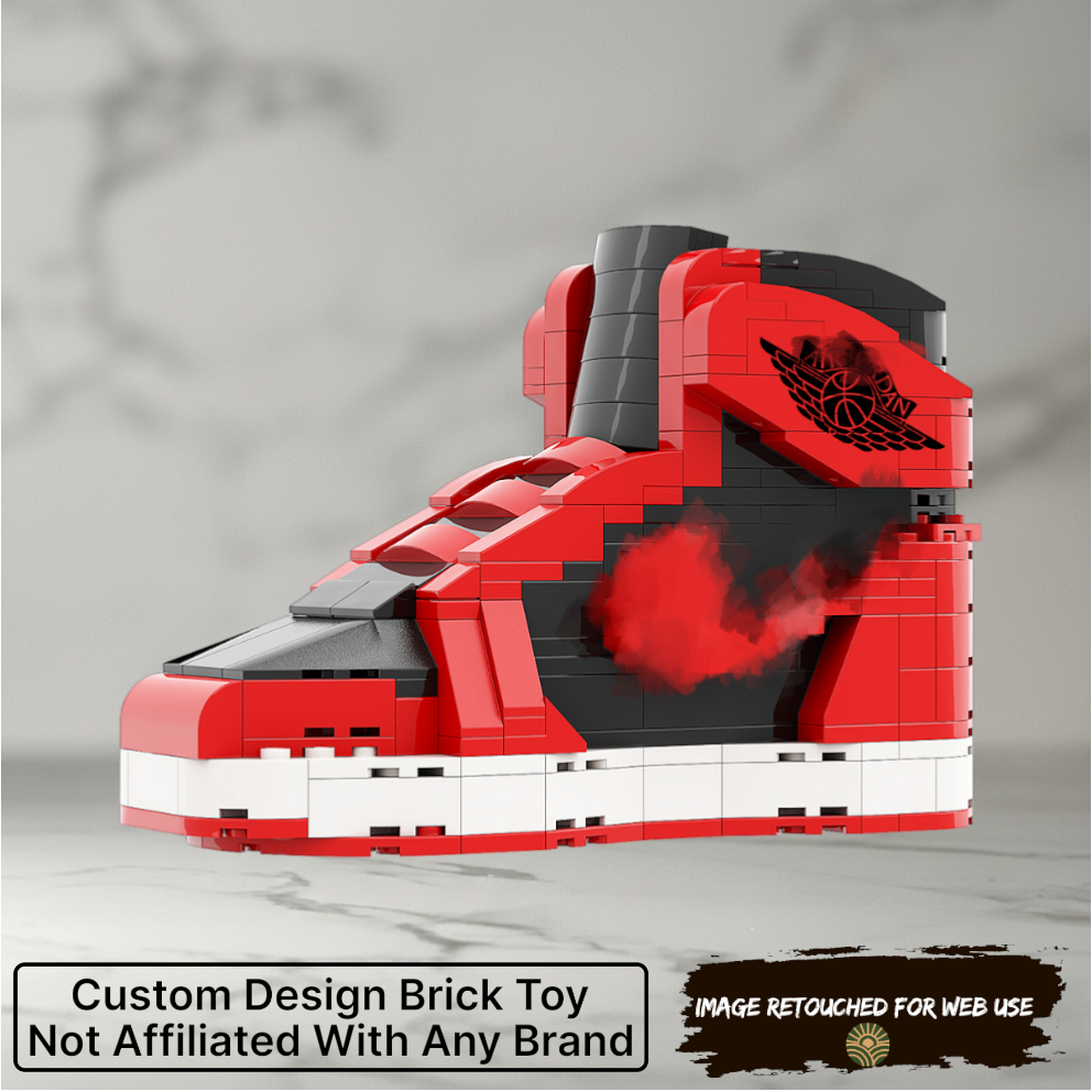 Artist Edition: AJ1 Reverse Bred Sneaker Bricks