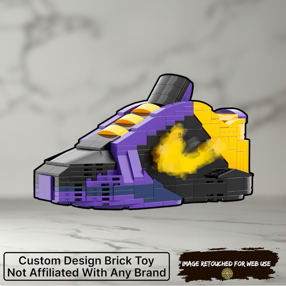 Artist Edition: Black Mamba Kobe Purple/Gold Sneaker Bricks