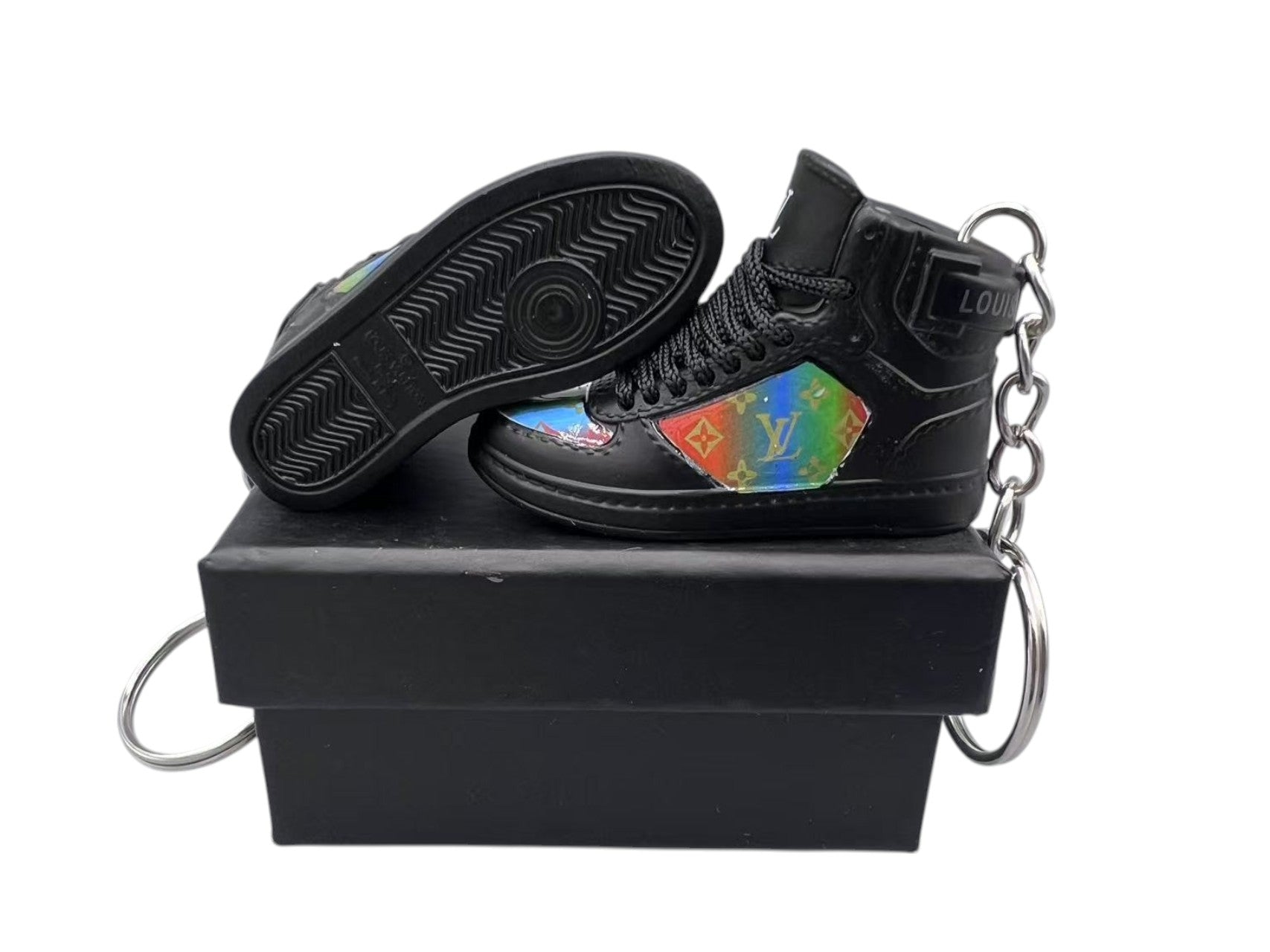 【Iridescent Rivoli Trainer】Trainer Key Chains image 0