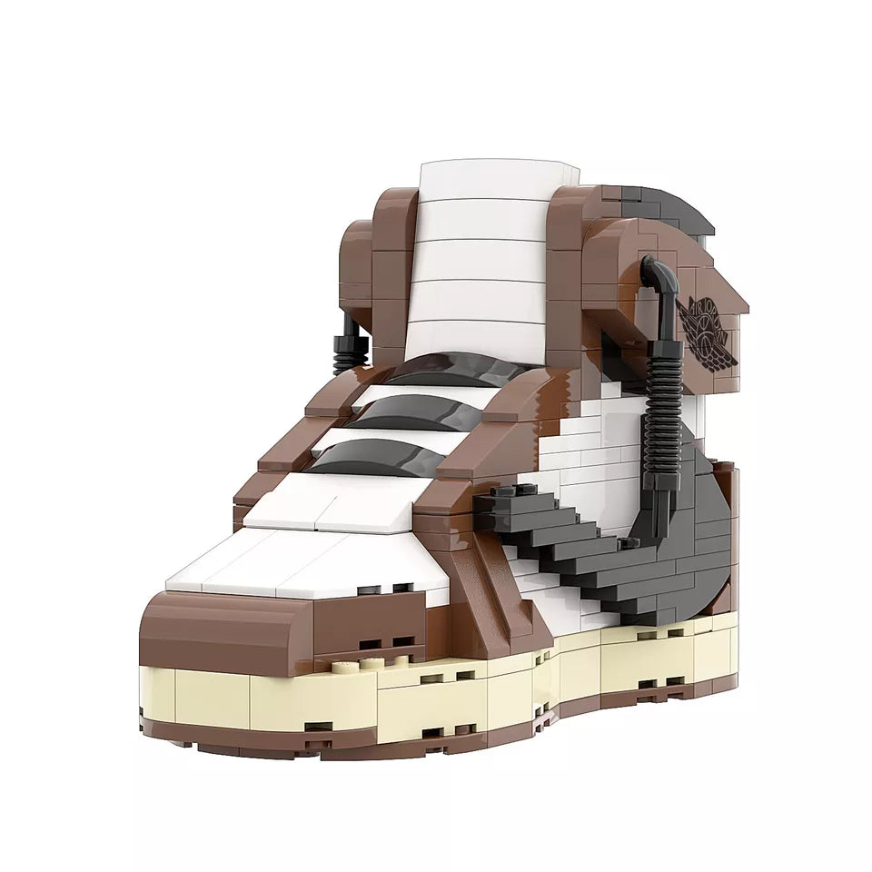 【Travis Scott Mocha High 】AJ1 Bricks/Building Blocks/None Lego But Compatible image 6