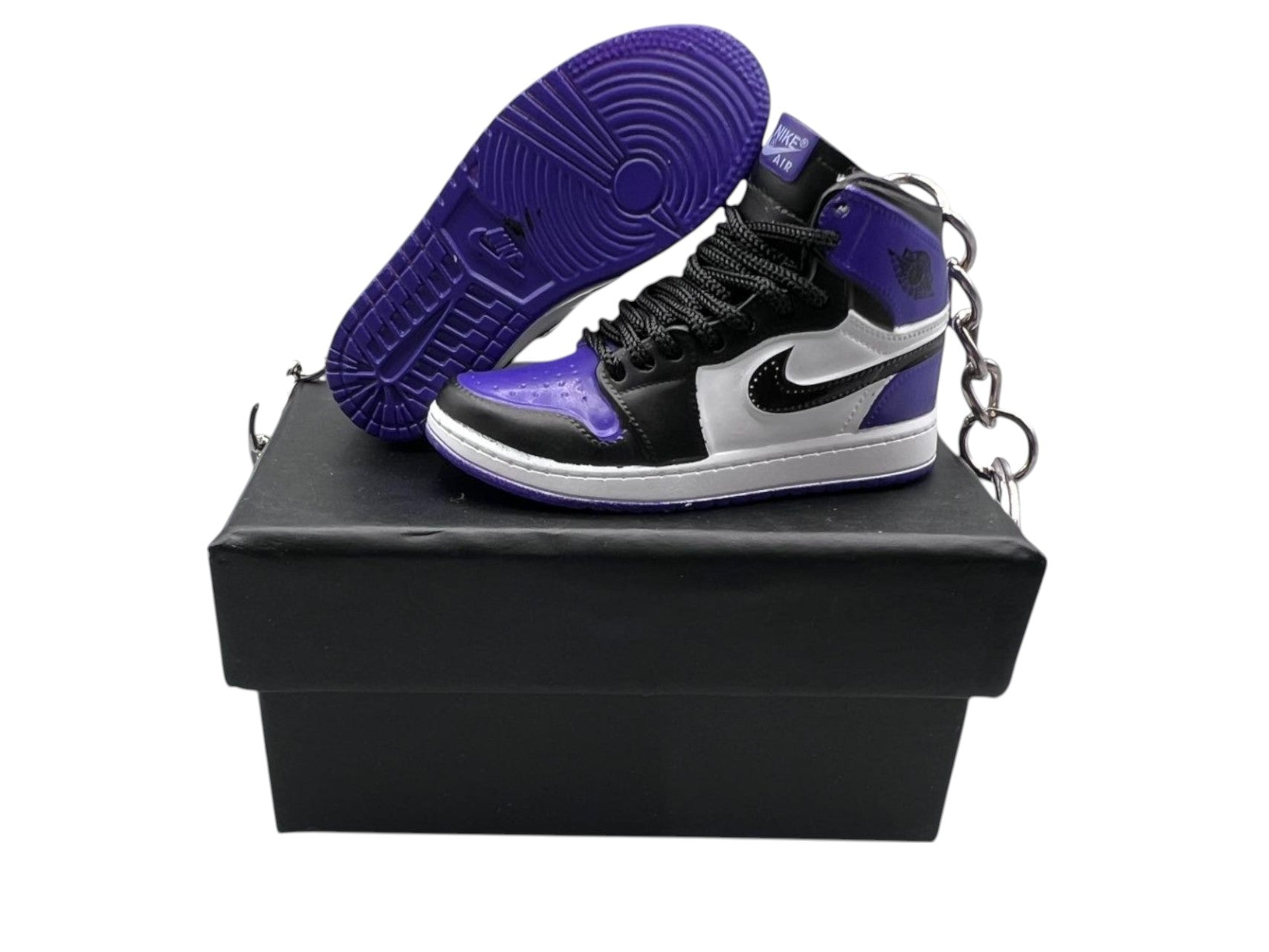 【Court Purple】Jordan 1 Shoe Keychain image 0