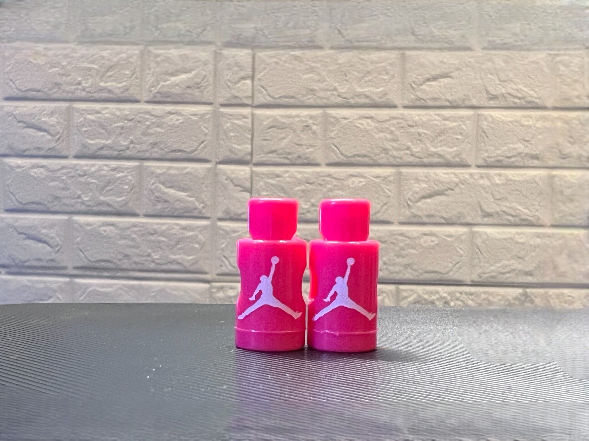 Nike VI Lace Lock Jordan Pink Base White Jumpman image 1