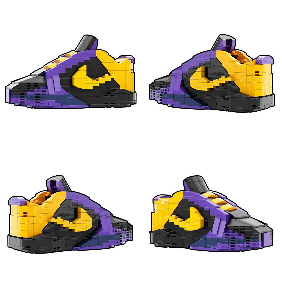 Artist Edition: Black Mamba Kobe Purple/Gold Sneaker Bricks
