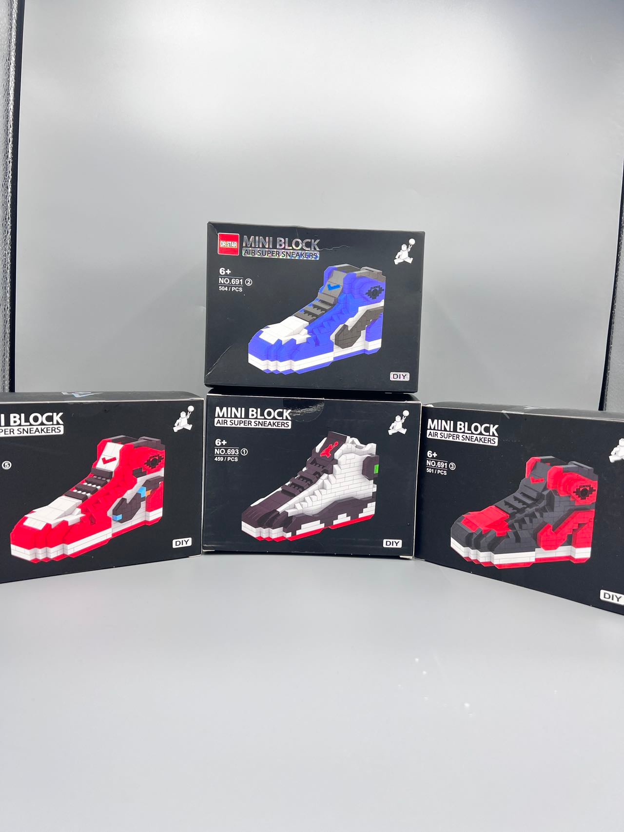 Mini Sneaker Building Blocks With Matching Shoe Keychain image 4