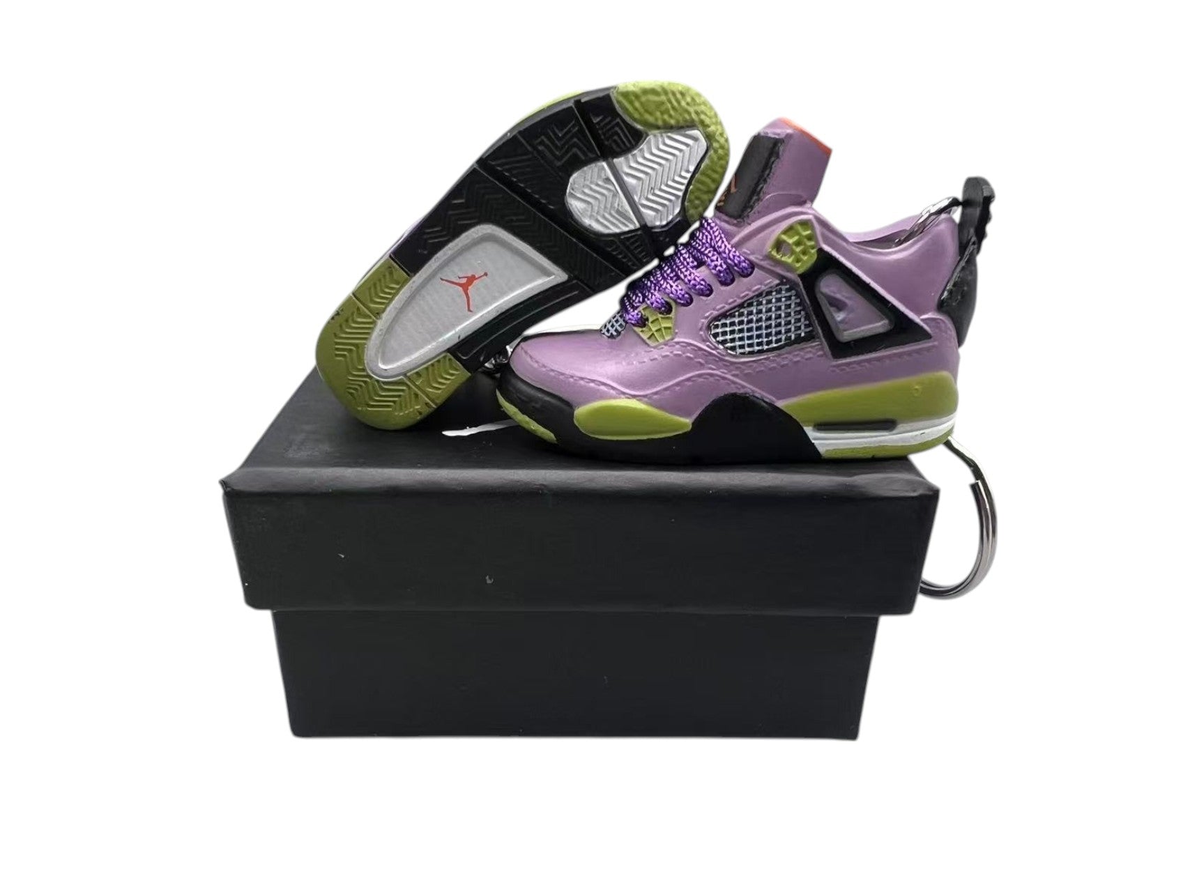 【Canyon Purple】Air Jordan 4 Shoe Keychain image 0