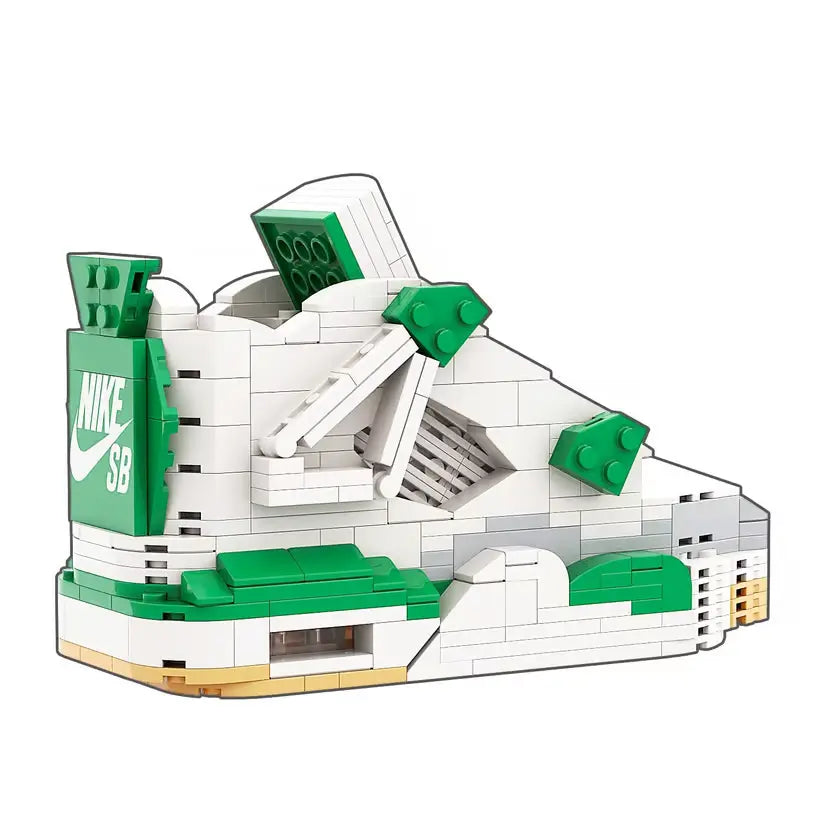 【SB Pine Green】Air Jordan 4 Bricks/Building Blocks/None Lego But Compatible image 3