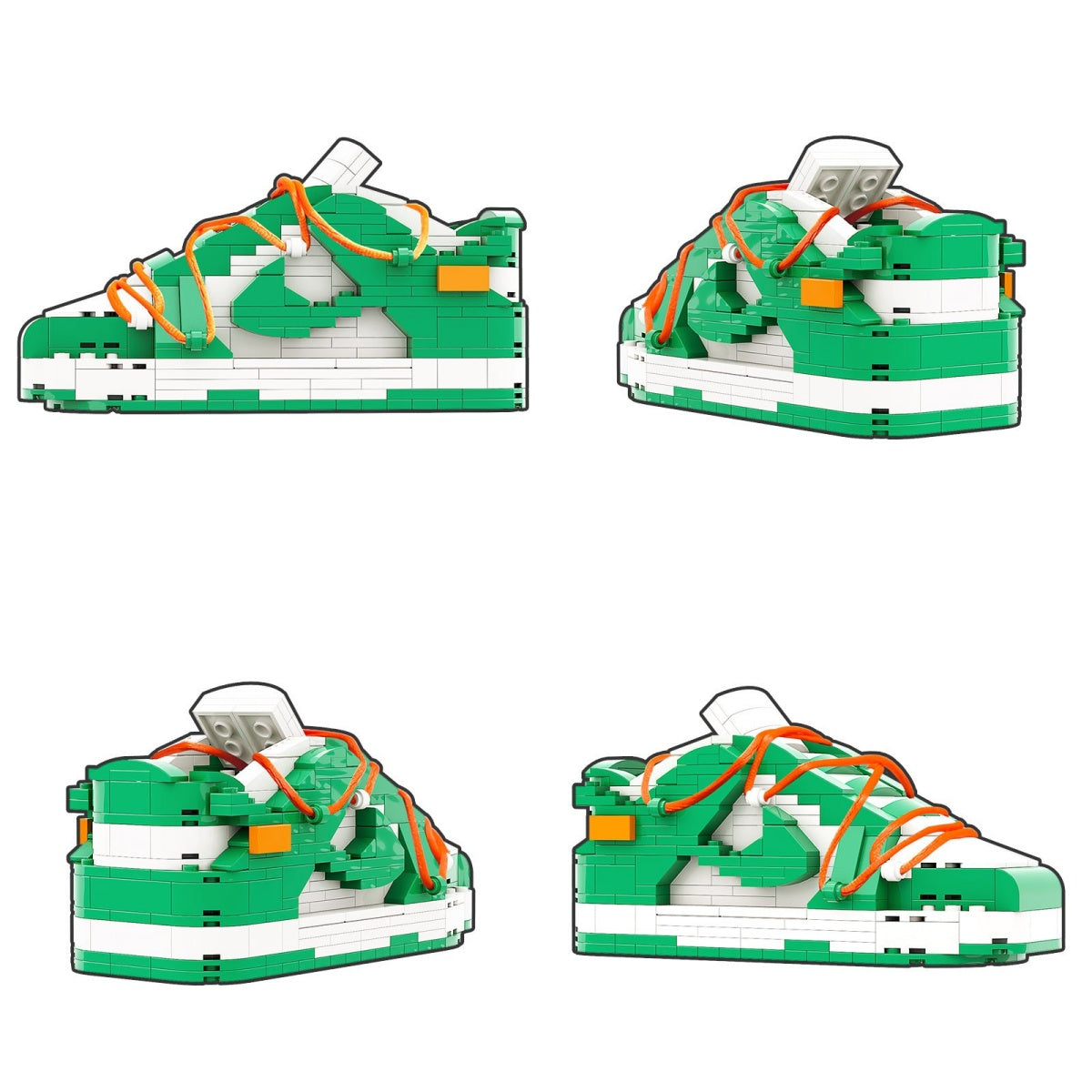 Artist Edition: Dunk Low Pine Green Sneaker Bricks