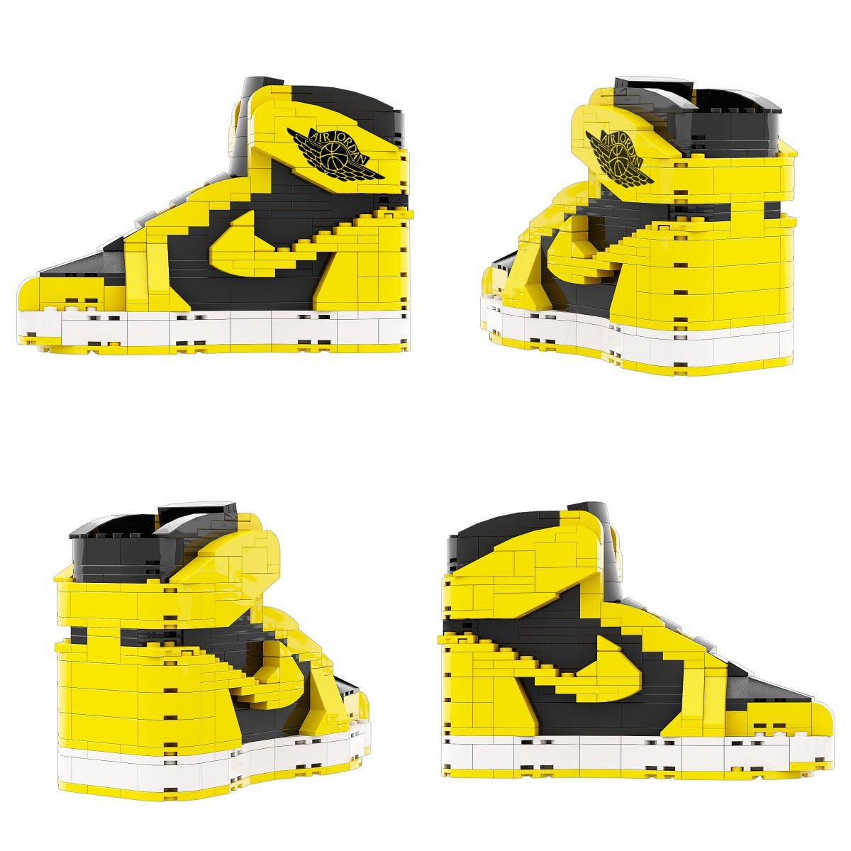Artist Edition: AJ1 Love Black/Yellow Sneaker Bricks