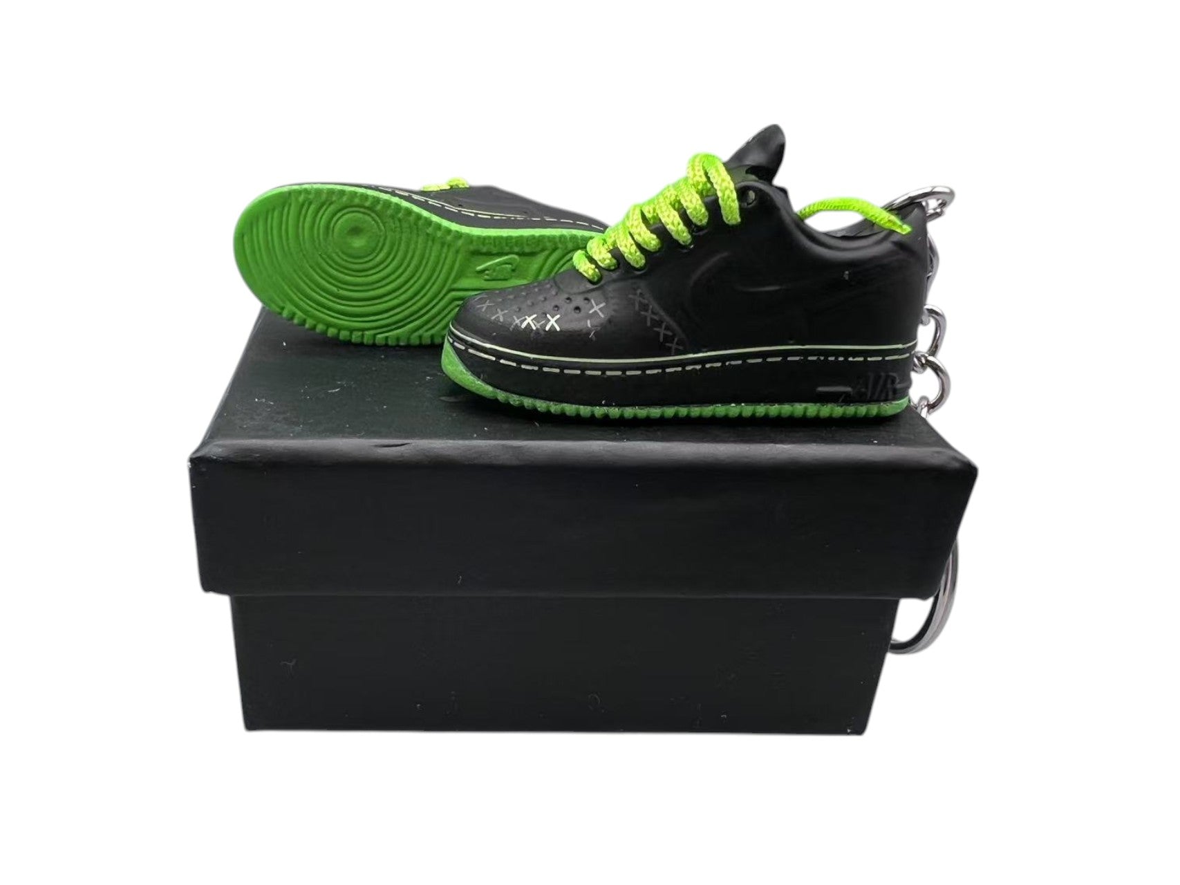 【1 World KAWS】Air Force 1 Shoe Keychain image 0