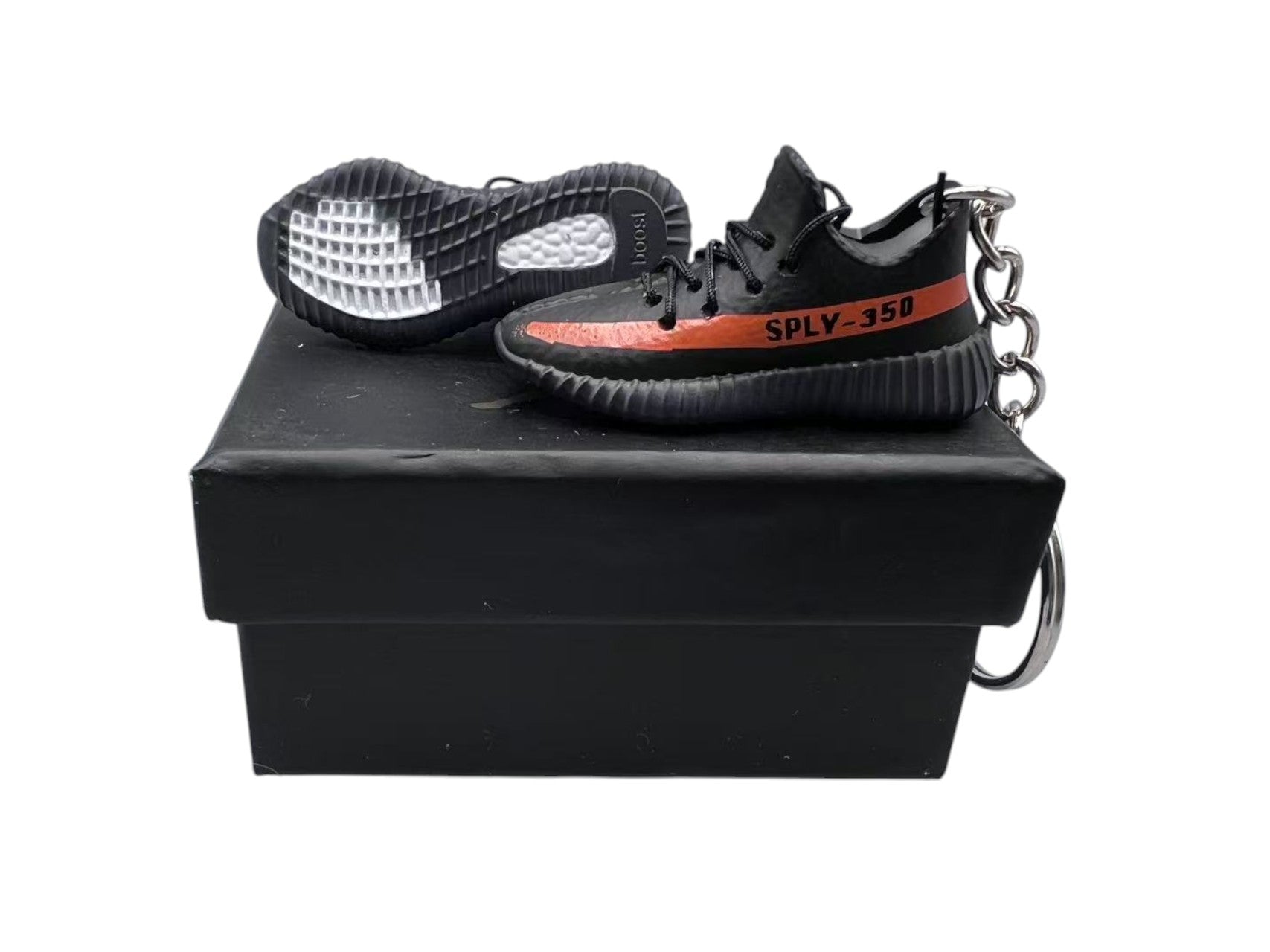 【Red Stripe】YZY Shoe Keychain image 0