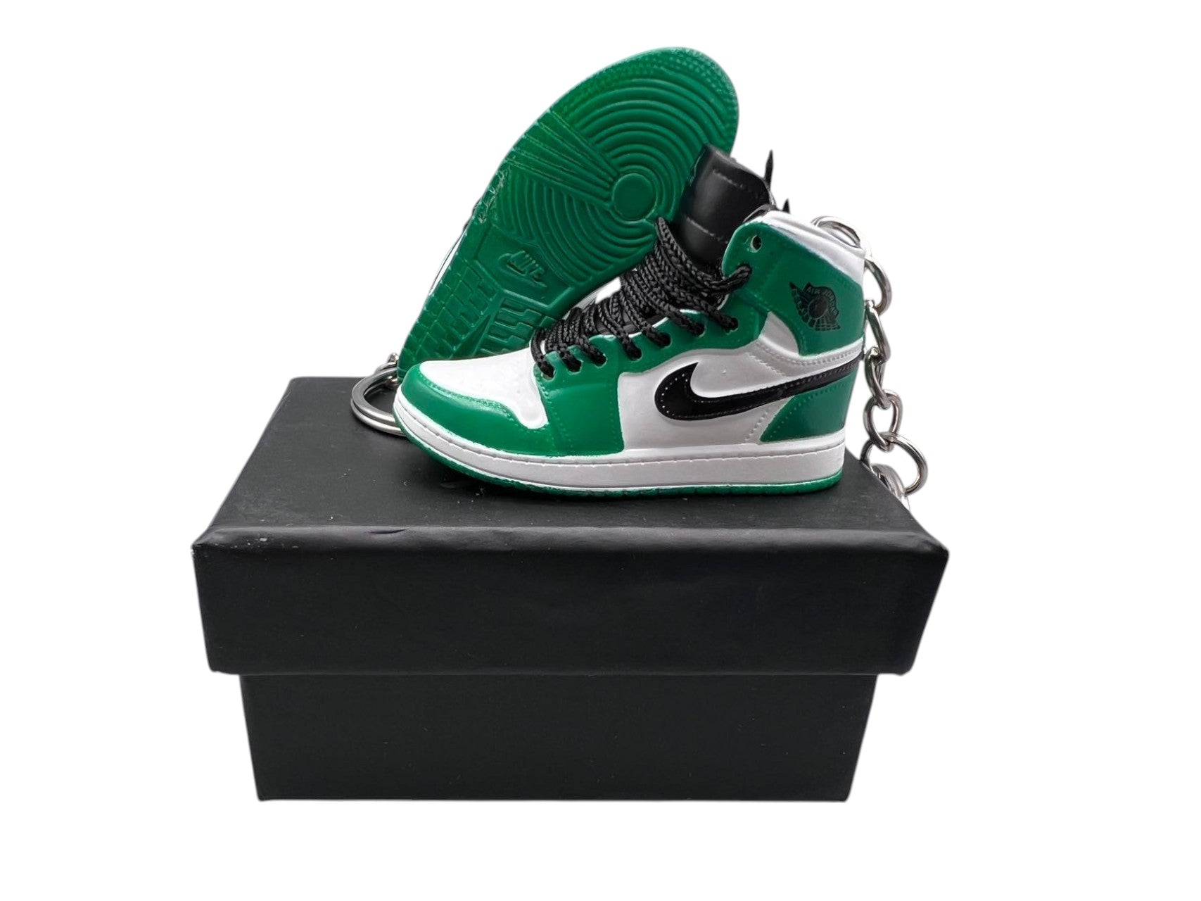 【Pine Green】Jordan 1 Mid Shoe Keychain image 0