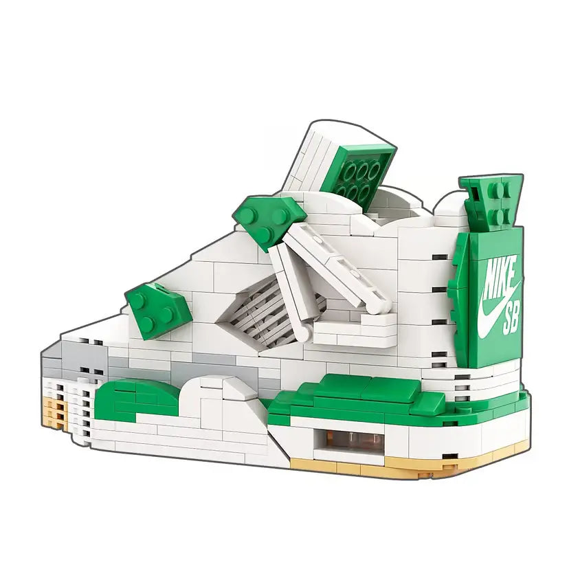 【SB Pine Green】Air Jordan 4 Bricks/Building Blocks/None Lego But Compatible image 6
