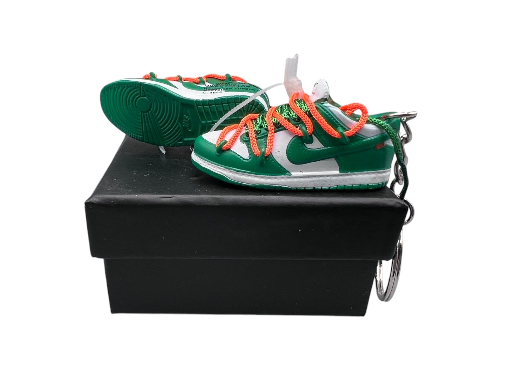 【Off White Pine Green】SB Dunk Shoe Keychain image 0