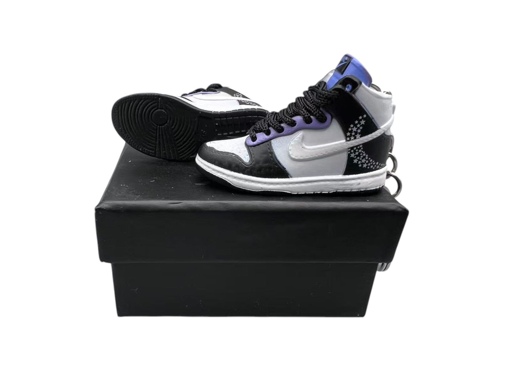 【Magic Moon Stars】SB Dunk High Sneaker Keychain image 0