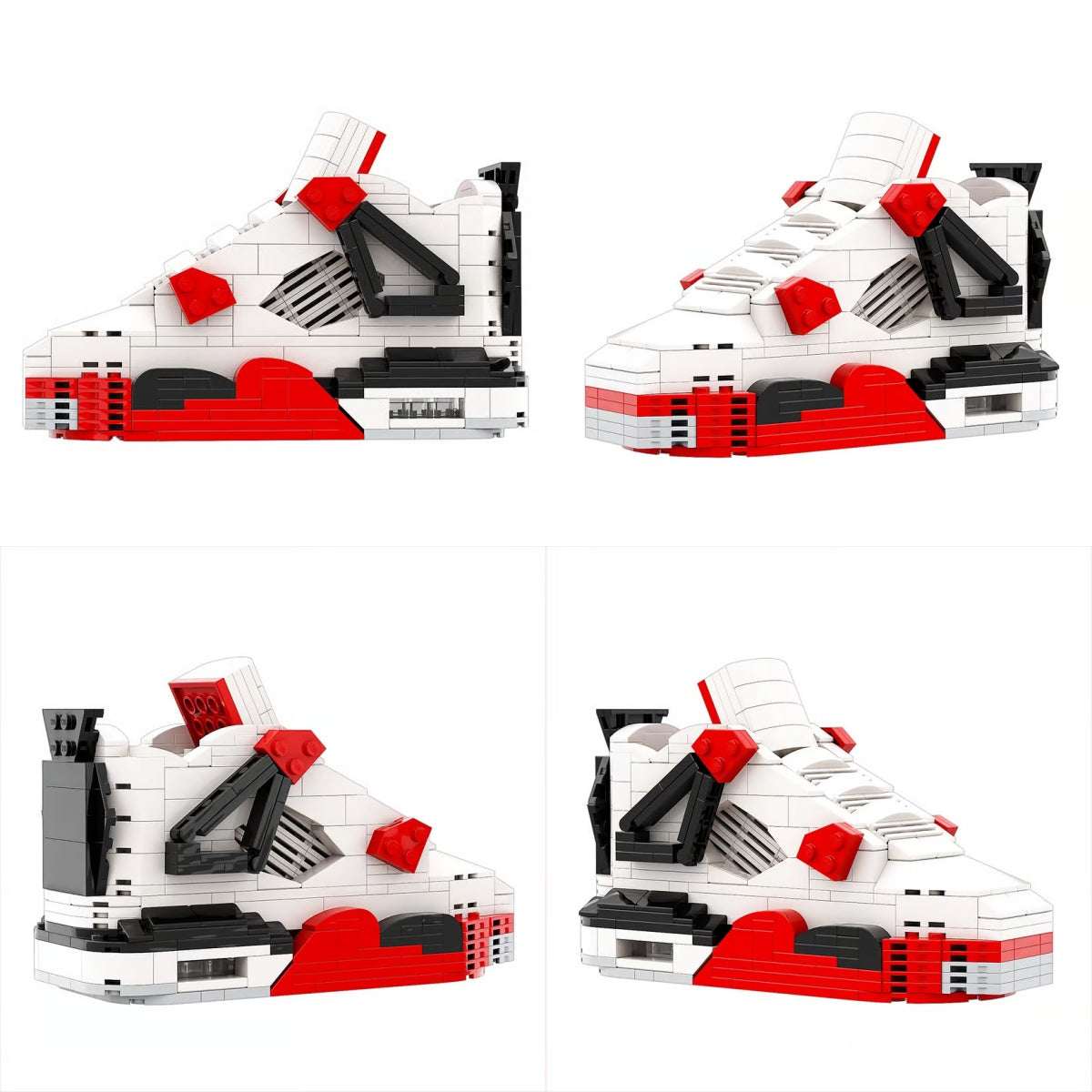 【Fire Red】Jordan 4 Bricks/Building Blocks/Lego image 5