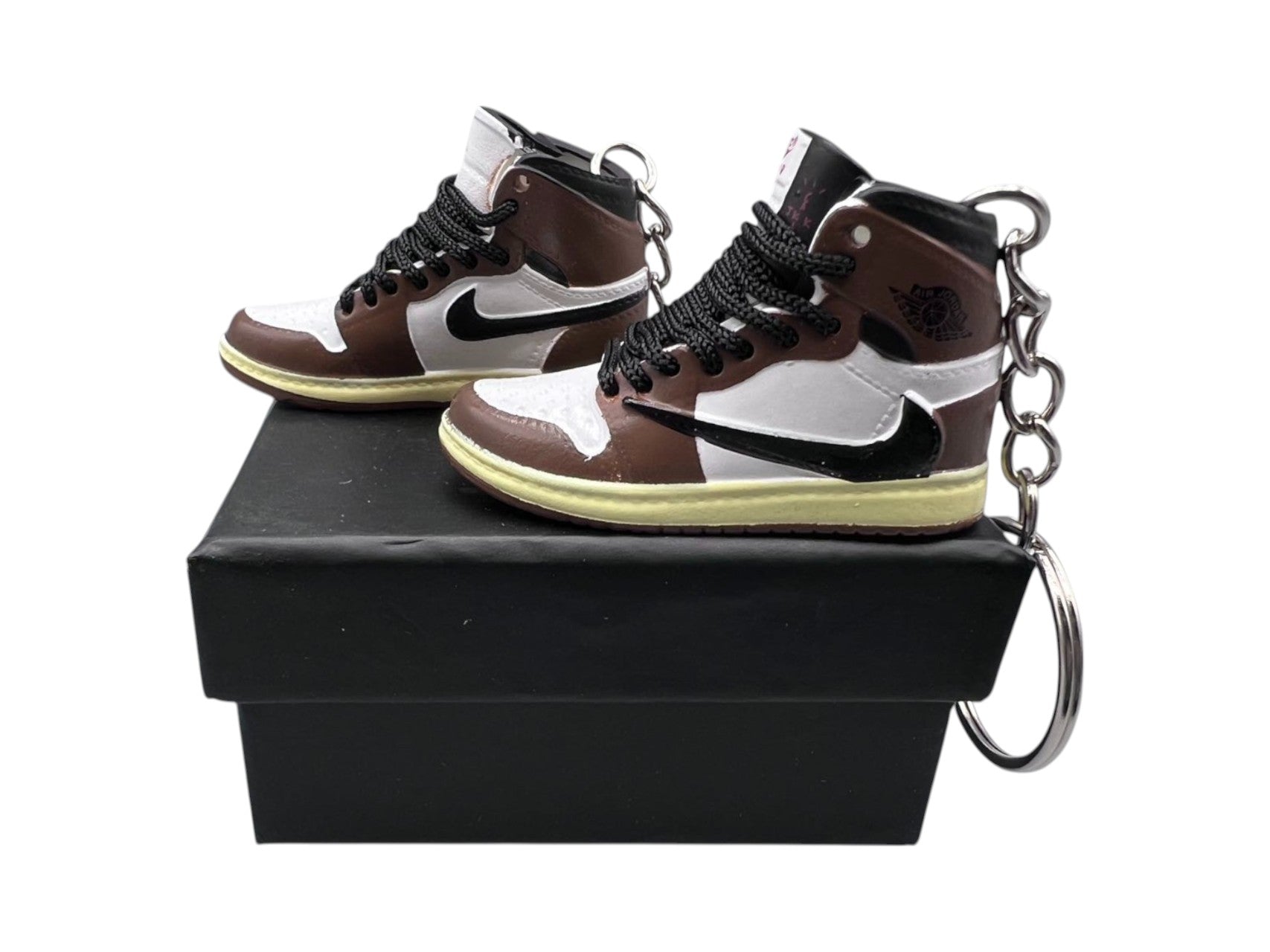 【Travis Scott Mocha】Jordan 1 Shoe Keychain image 0