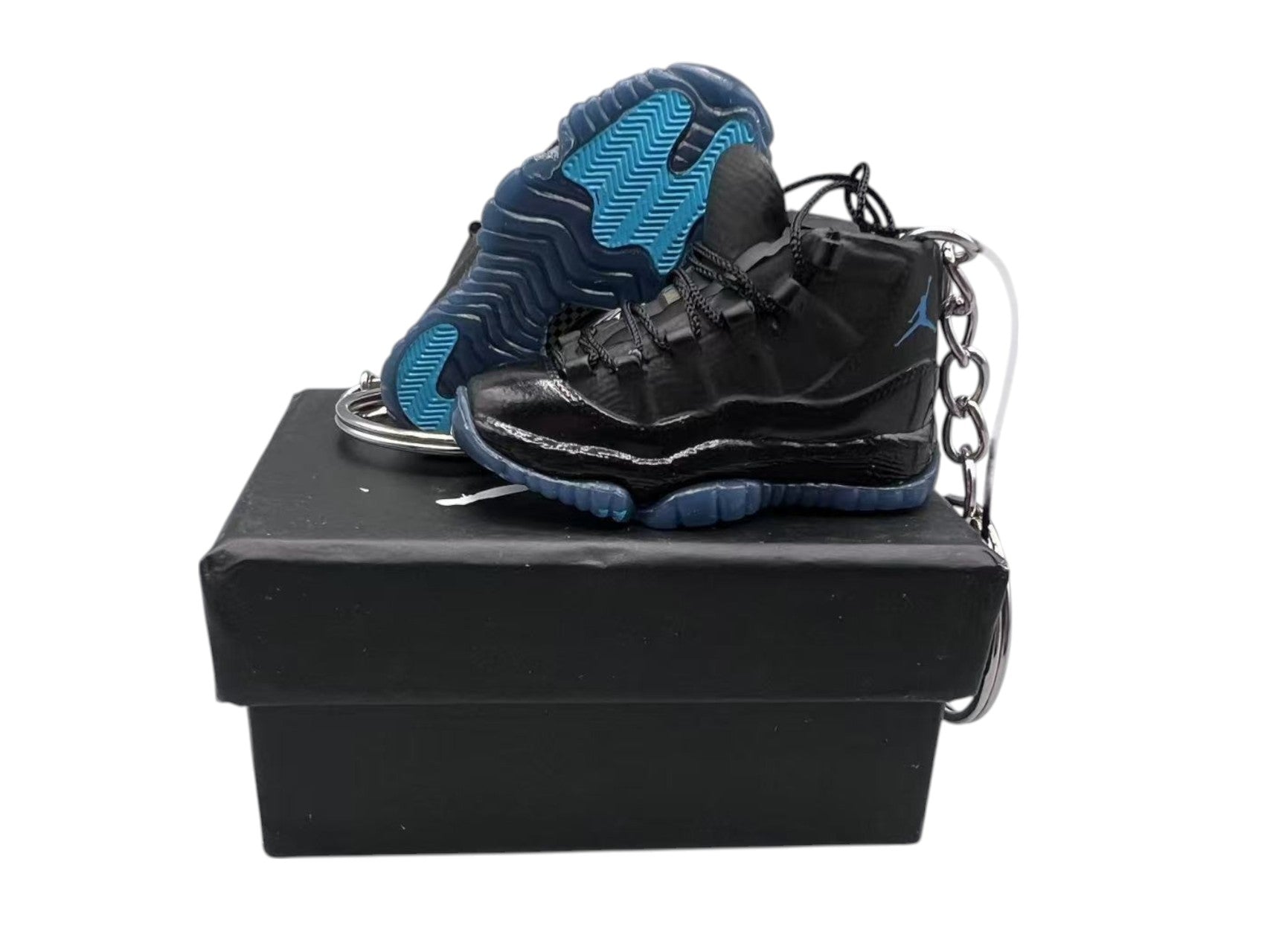 【Gamma Blue】Air Jordan 11 Shoe Keychain image 0