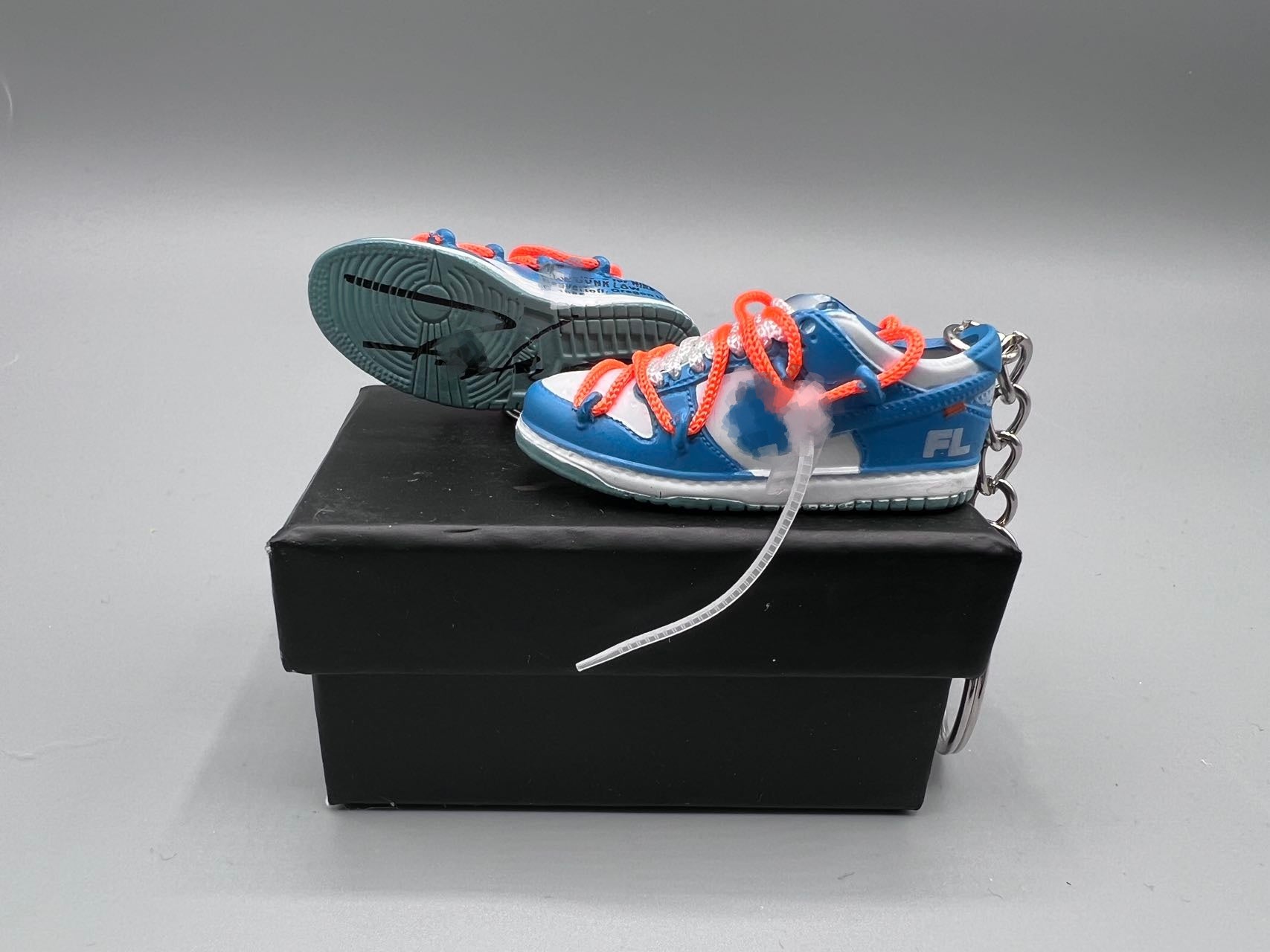 1:6 Scale Mini Sneaker – “Double Lace UNC Inspired"