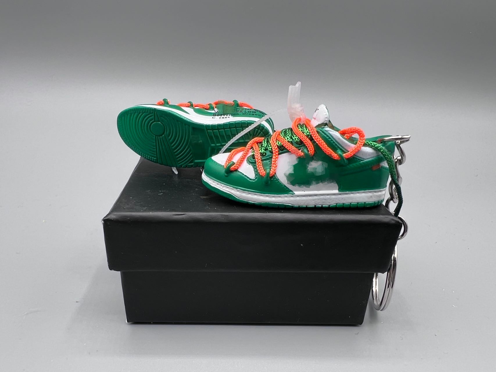 1:6 Scale Mini Sneaker – “Double Lace Pine Green Inspired"