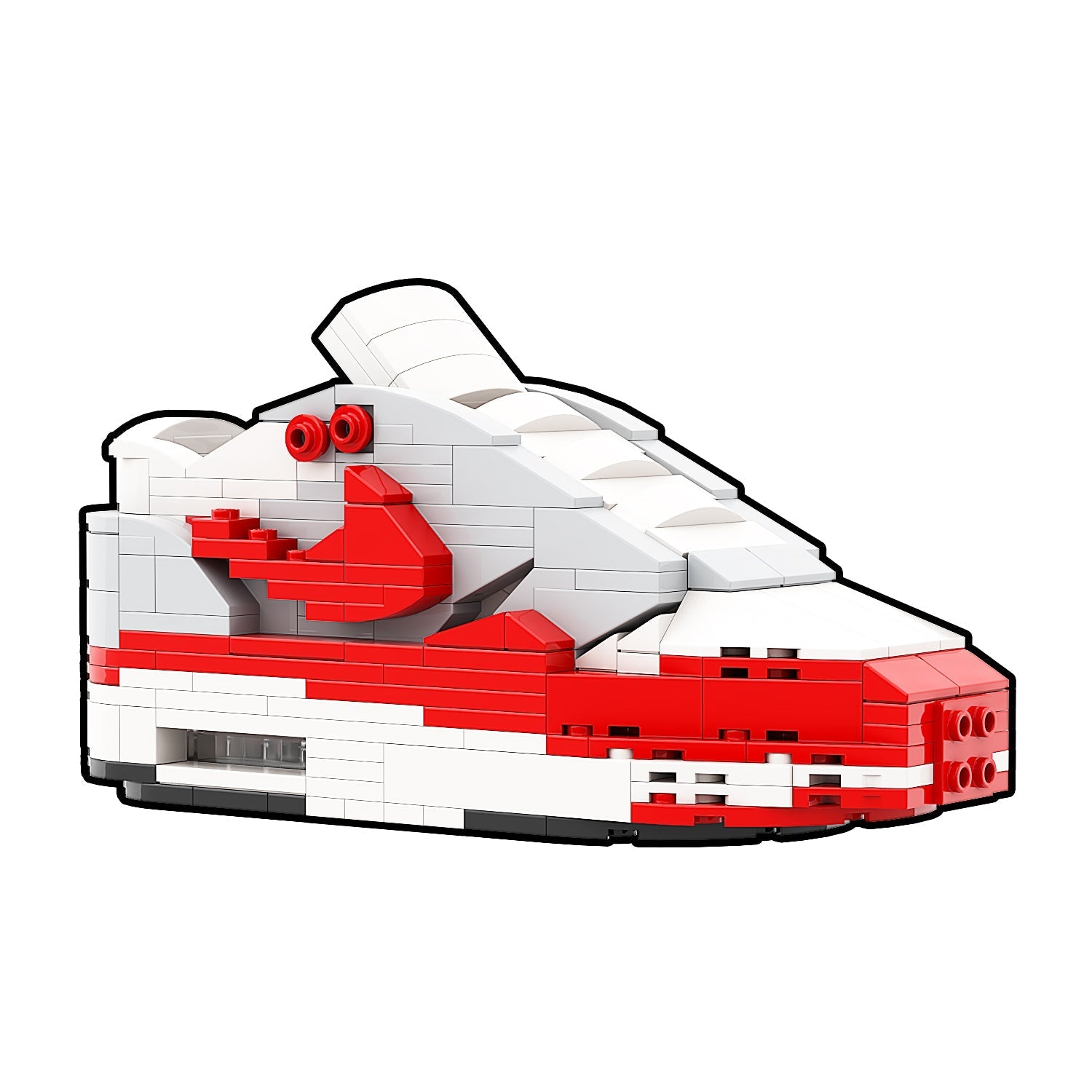 Artist Edition: Classic Air Max Red/White Sneaker Bricks
