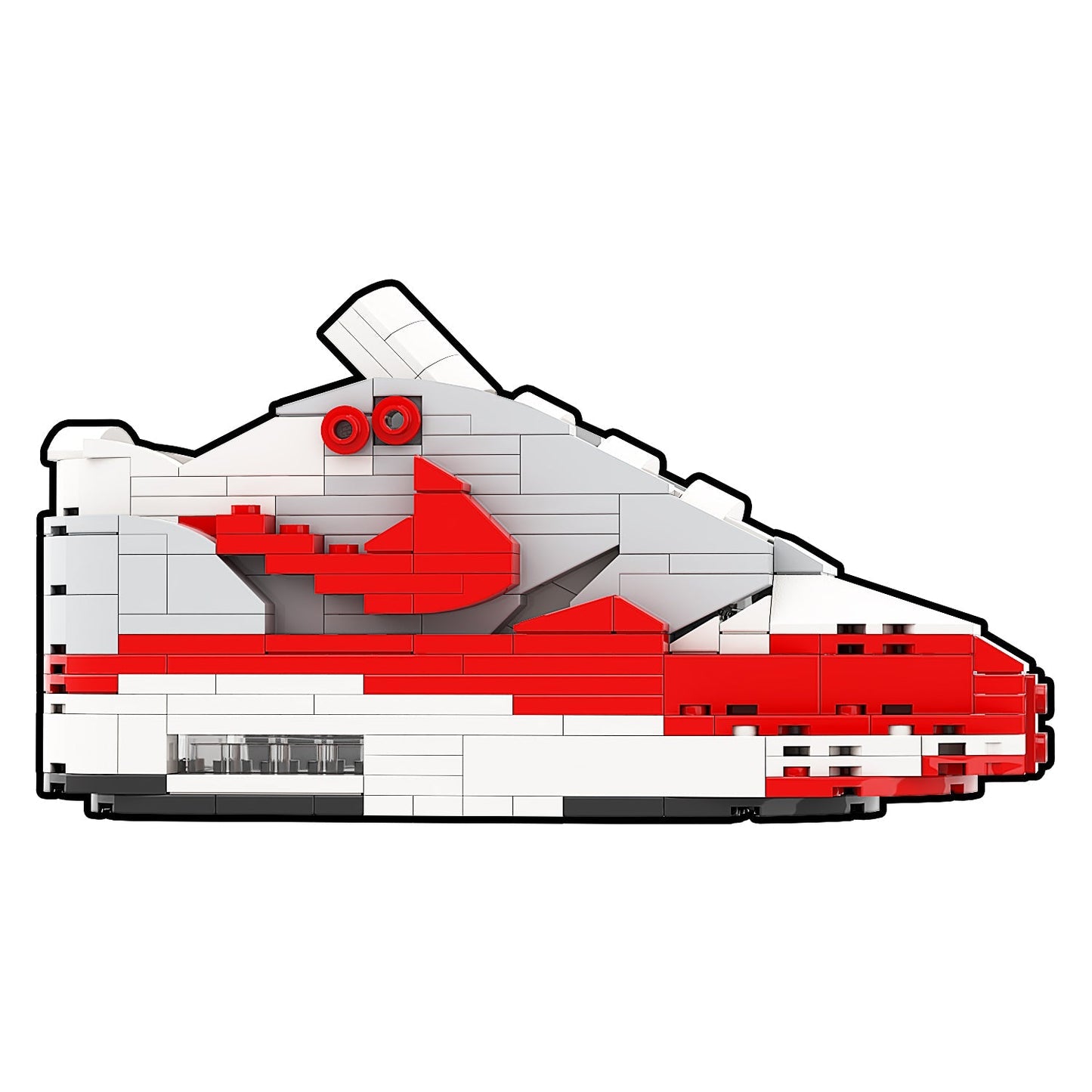 Artist Edition: Classic Air Max Red/White Sneaker Bricks