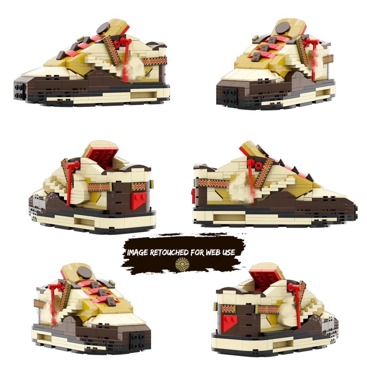 AM TS Inspired-Space Traveler Custom Sneaker Bricks Collectible Artist Edition Building Block Kit