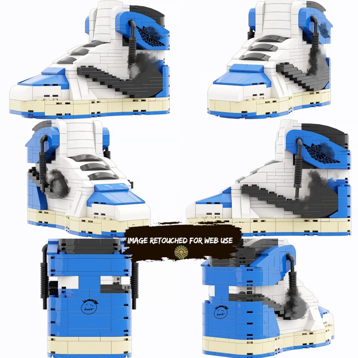 J1 Fragment Inspired Custom Sneaker Bricks Collectible Artist Edition Building Block Kit