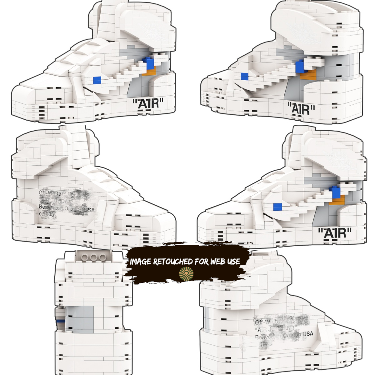 Artist Edition: AJ1 OW Euro Sneaker Bricks