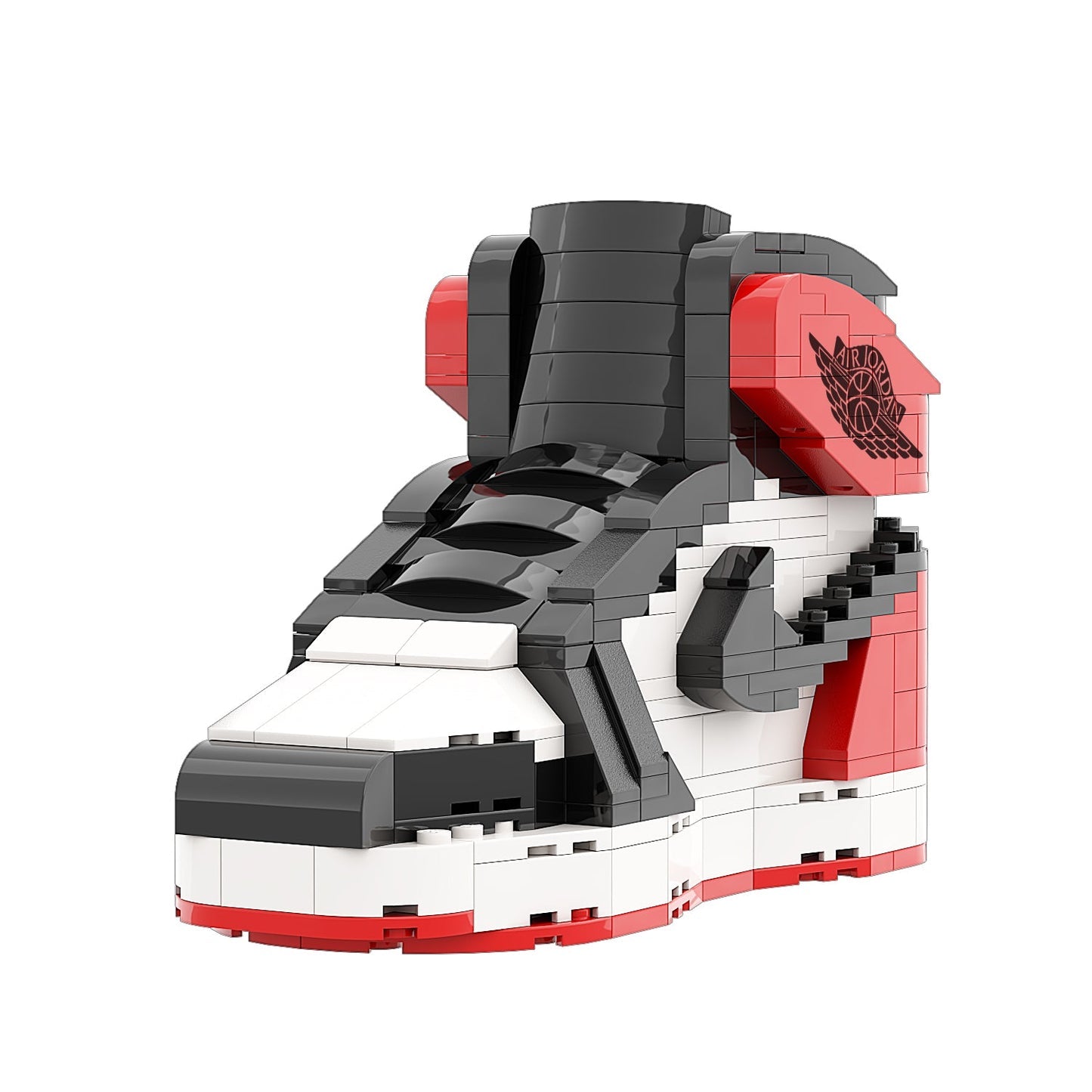 Artist Edition: AJ1 Black Toe Sneaker Bricks