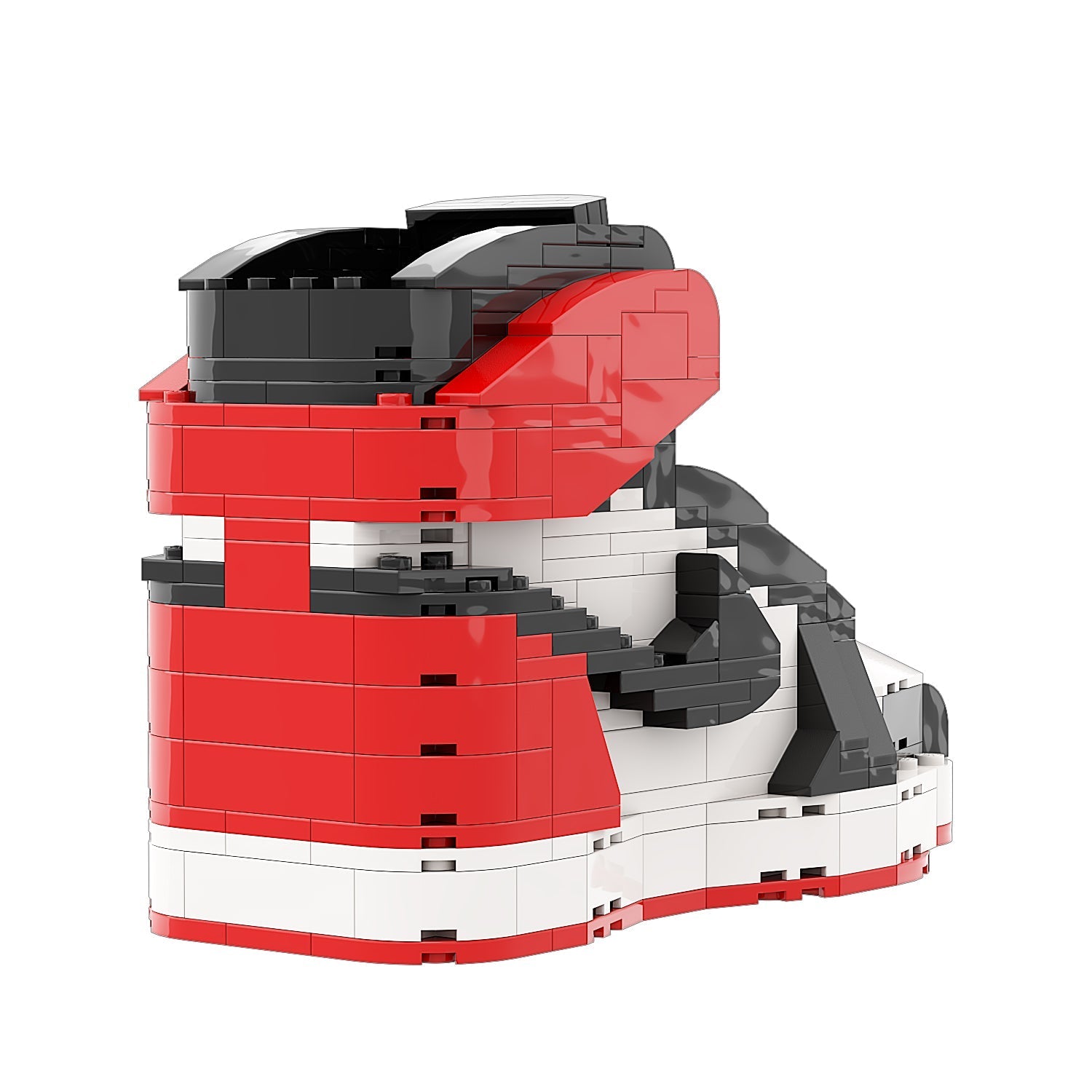 Artist Edition: AJ1 Black Toe Sneaker Bricks