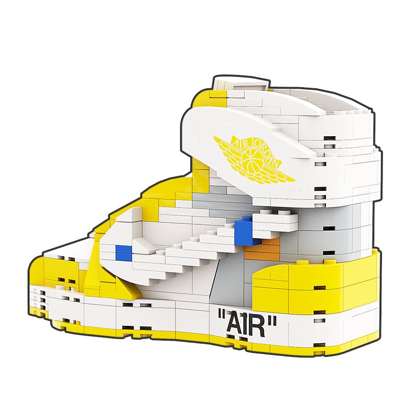 "Off-White Canary" Inspired Air Jordan 1 Bricks / Building Blocks Set