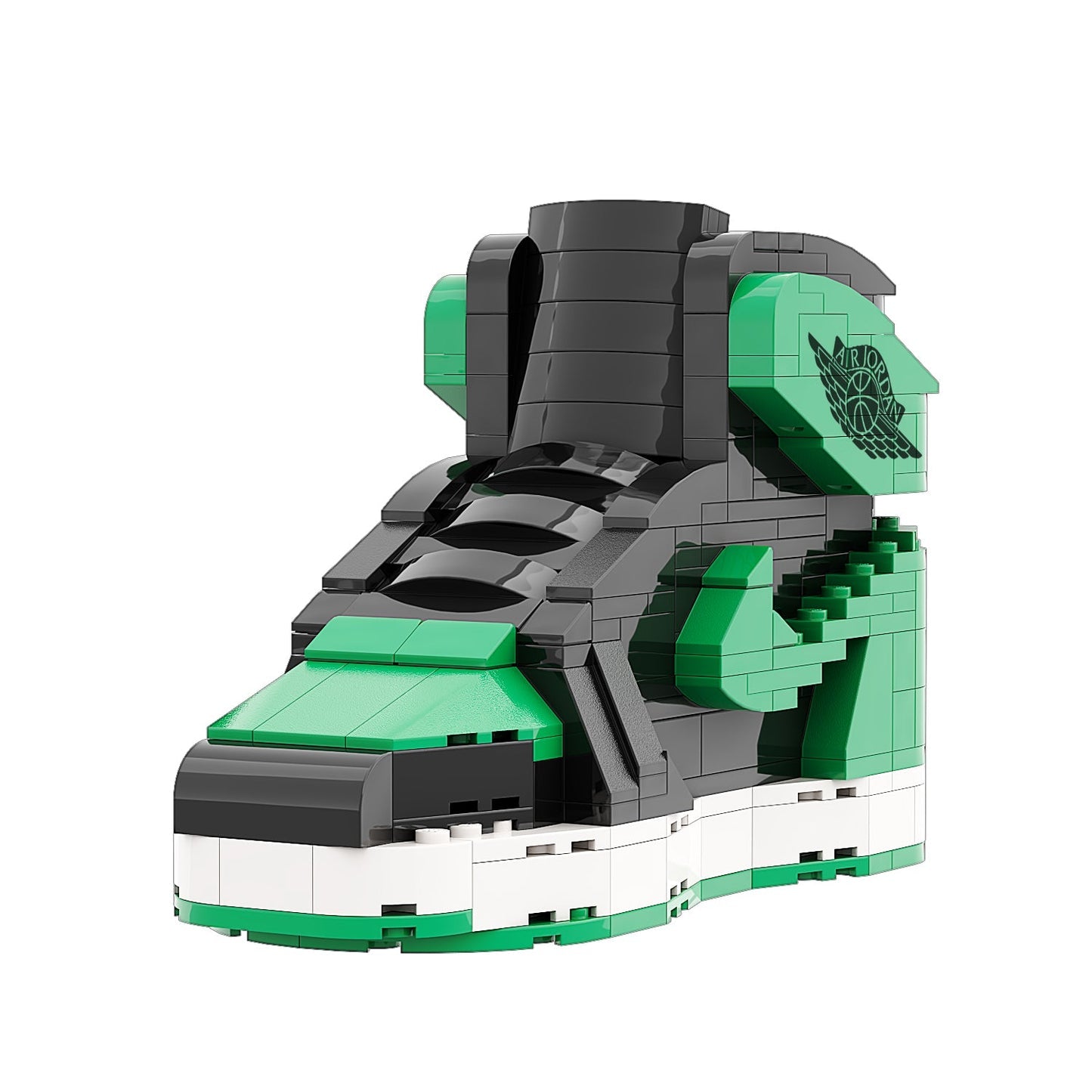 "Pine Green 2.0" Inspired Air Jordan 1 Bricks / Building Blocks Set