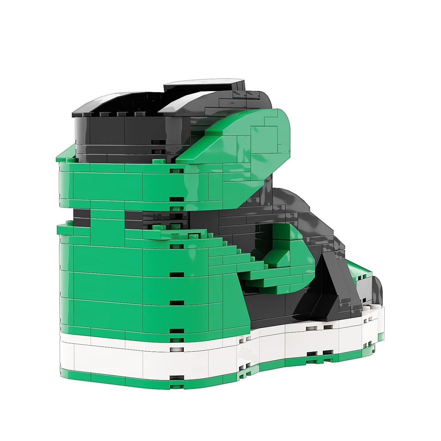 "Pine Green 2.0" Inspired Air Jordan 1 Bricks / Building Blocks Set