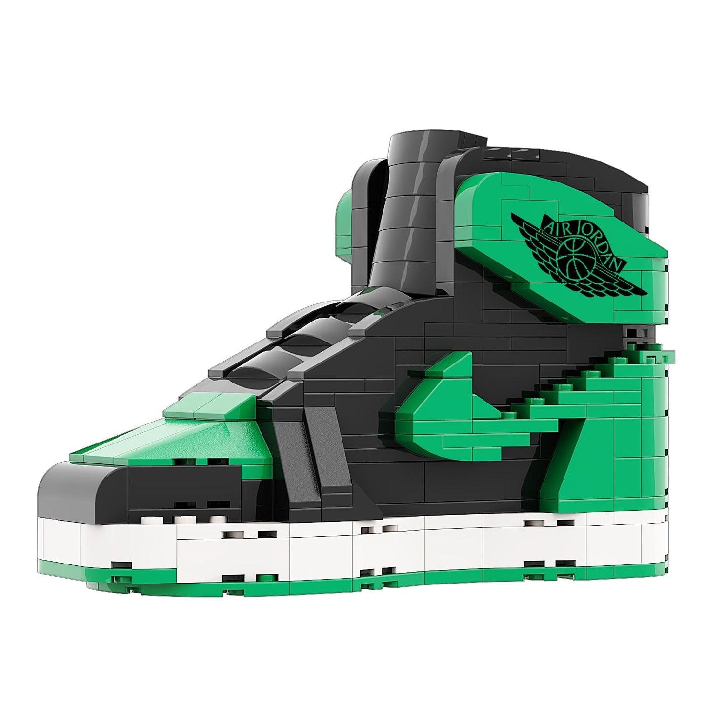"Pine Green 2.0" Inspired Air Jordan 1 Bricks / Building Blocks Set