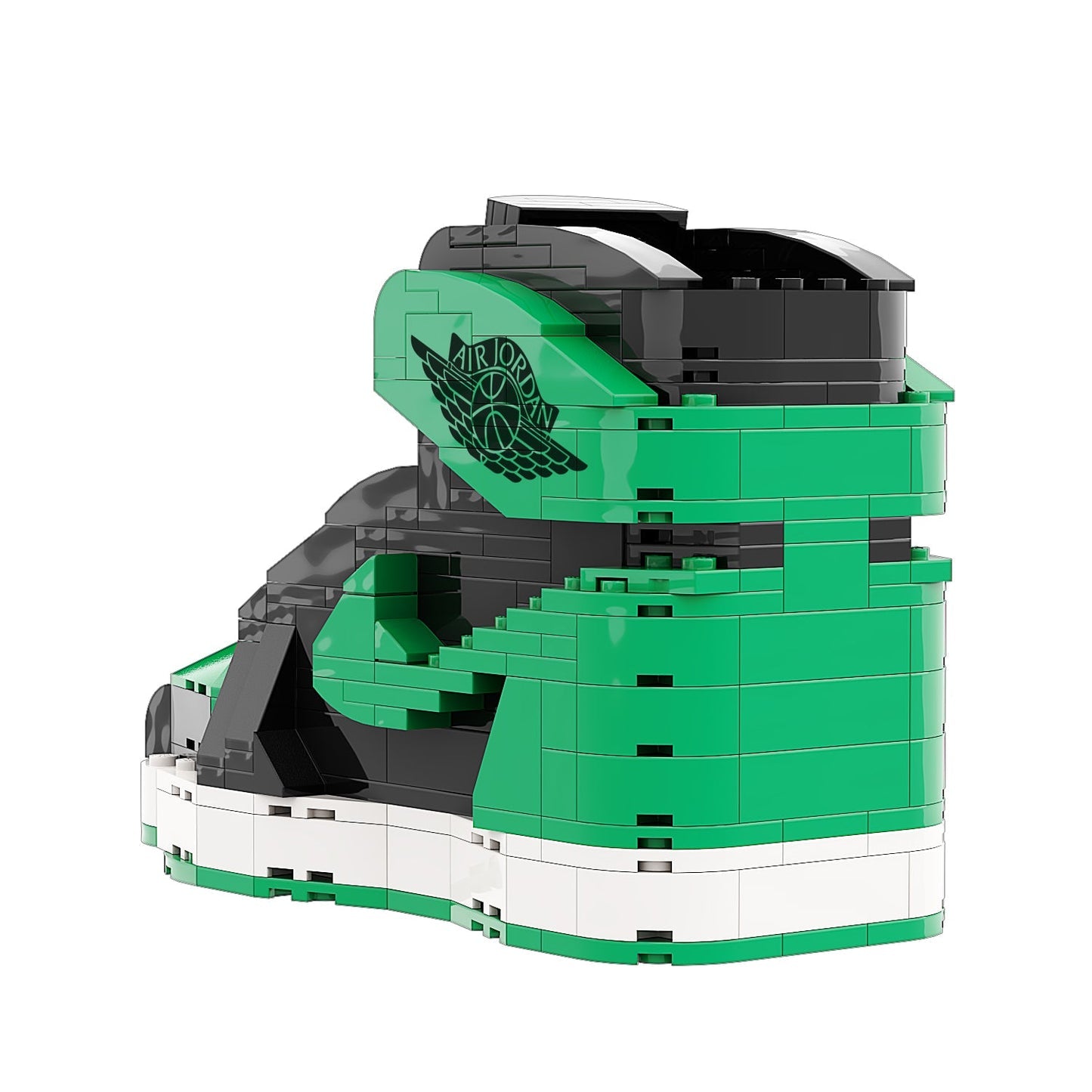 "Pine Green 2.0" Inspired Air Jordan 1 Bricks / Building Blocks Set