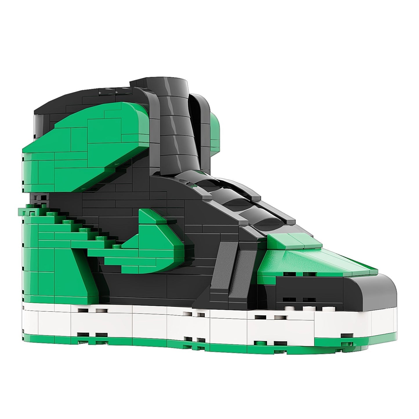 "Pine Green 2.0" Inspired Air Jordan 1 Bricks / Building Blocks Set
