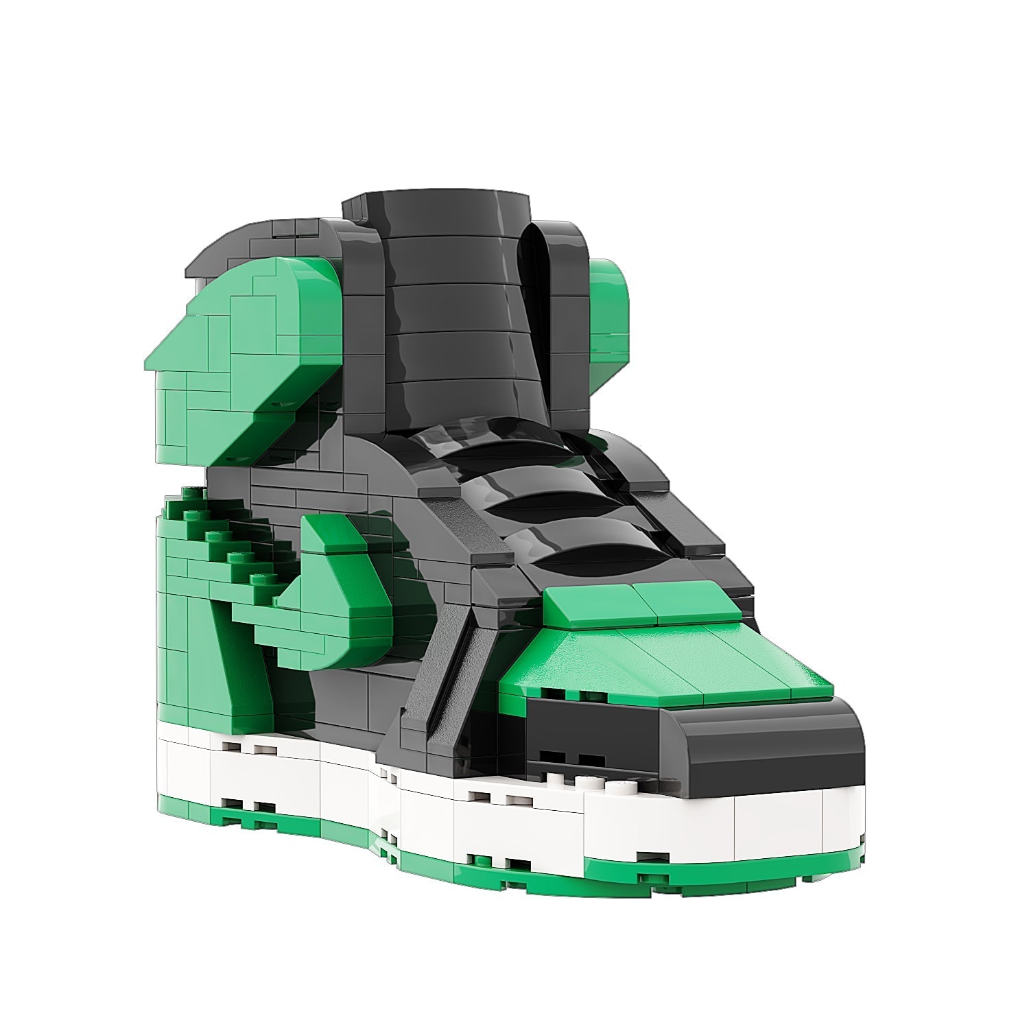 "Pine Green 2.0" Inspired Air Jordan 1 Bricks / Building Blocks Set