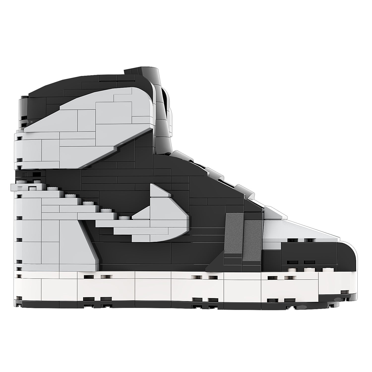 "Shadow" Inspired Air Jordan 1 Bricks / Building Blocks Set