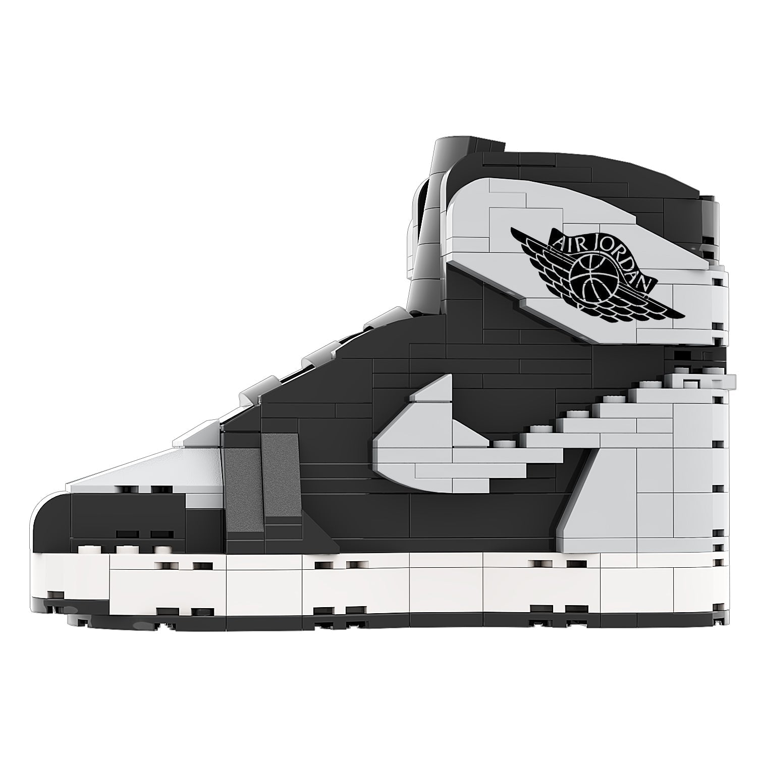 "Shadow" Inspired Air Jordan 1 Bricks / Building Blocks Set