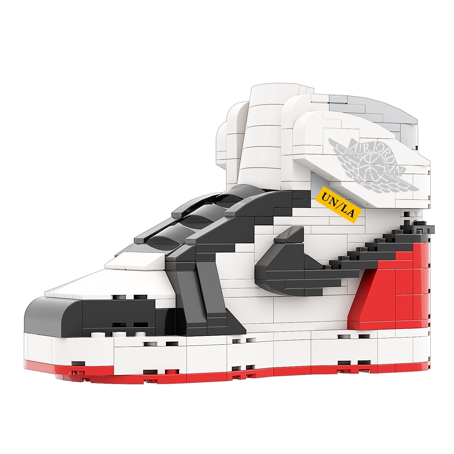 "Union Los Angeles Black Toe" Inspired Air Jordan 1 Bricks / Building Blocks Set