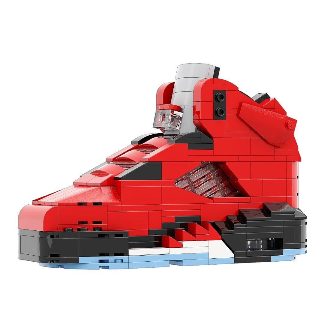"Raging Bull Red" Inspired Air Jordan  Bricks / Building Blocks Set