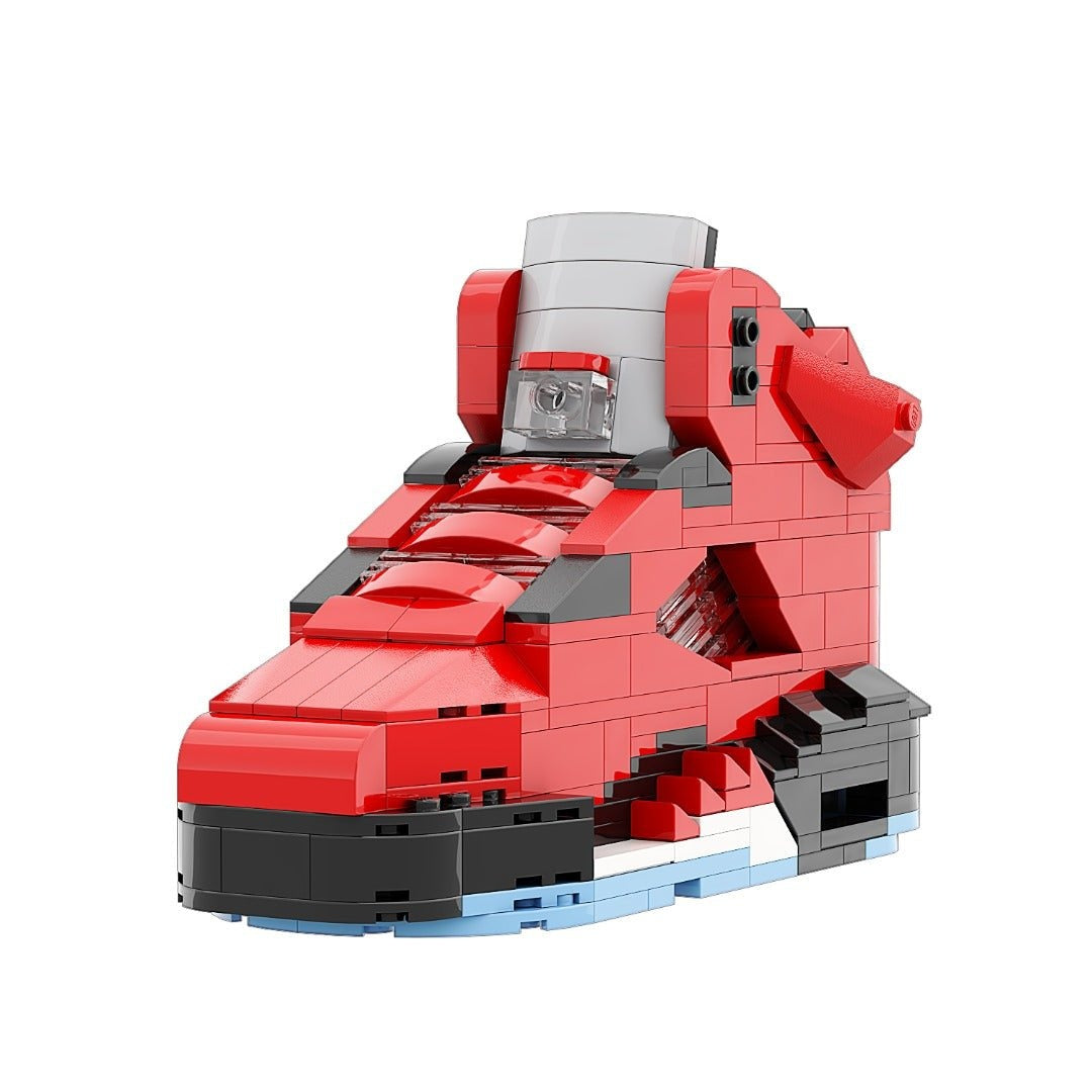 "Raging Bull Red" Inspired Air Jordan  Bricks / Building Blocks Set