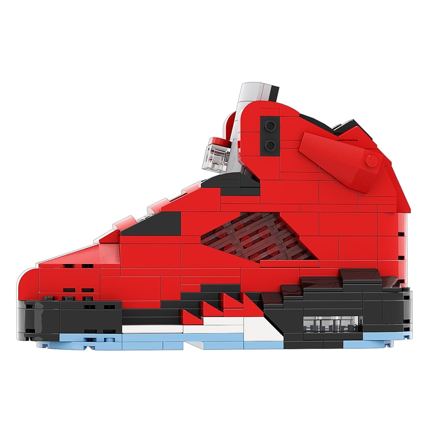 "Raging Bull Red" Inspired Air Jordan  Bricks / Building Blocks Set