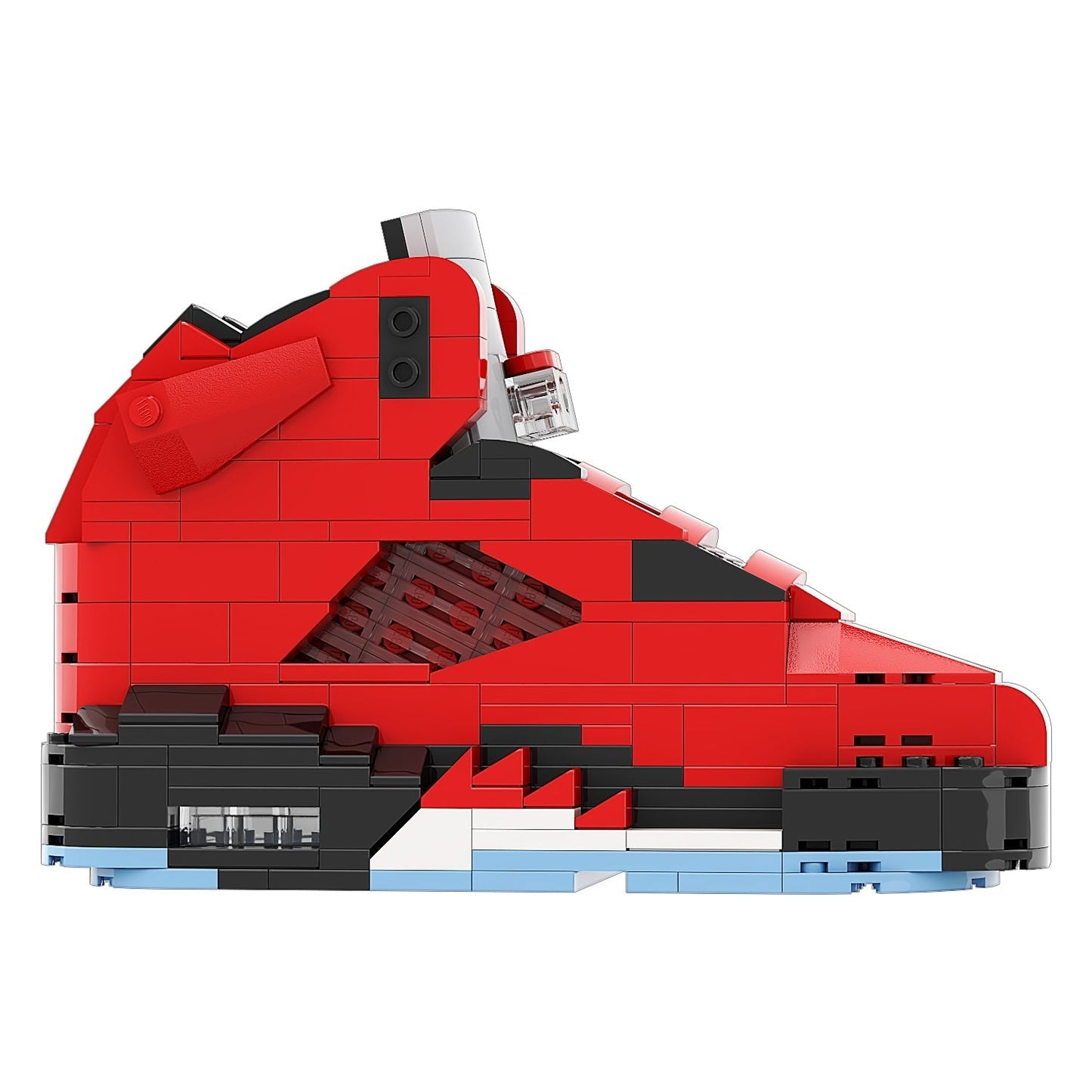 "Raging Bull Red" Inspired Air Jordan  Bricks / Building Blocks Set
