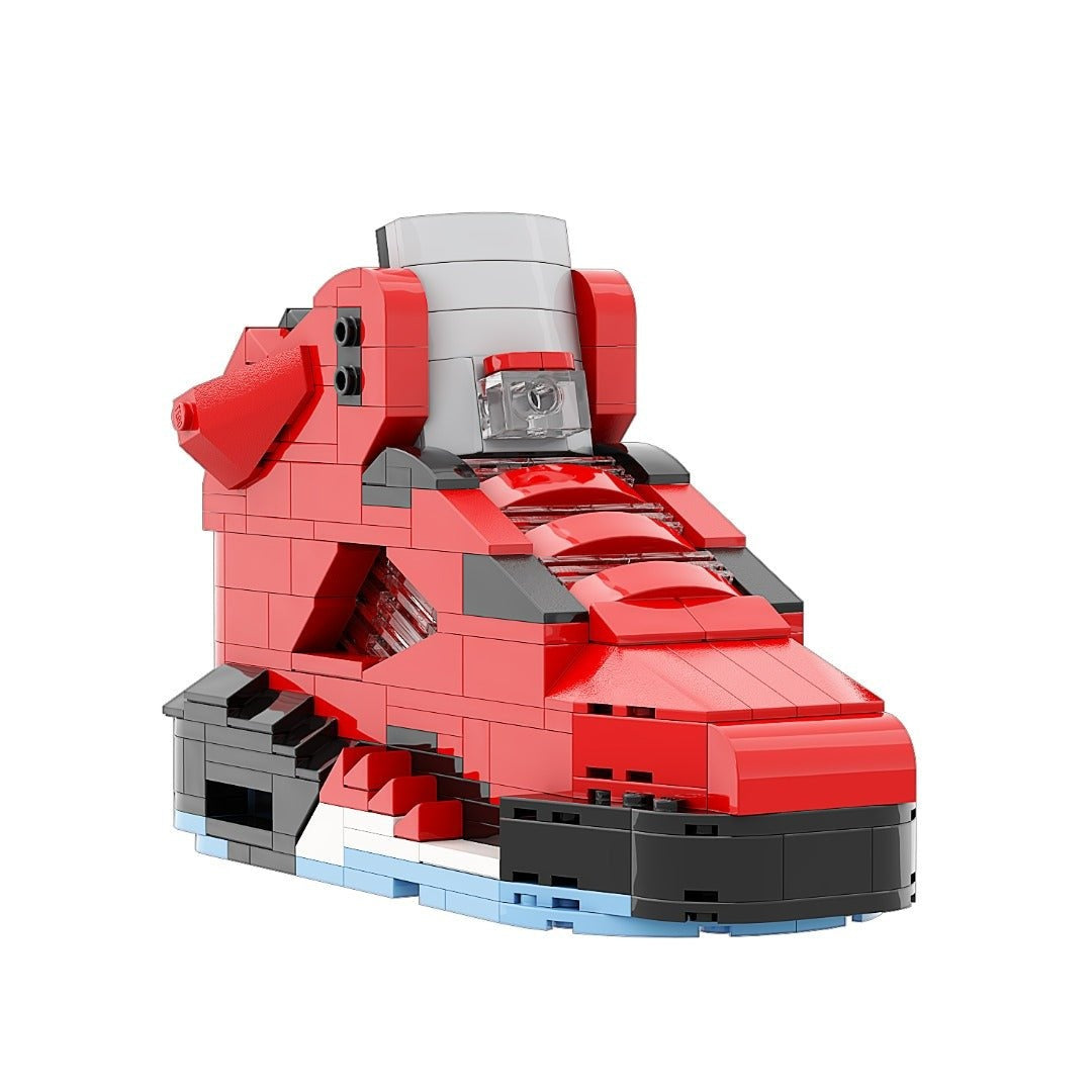 "Raging Bull Red" Inspired Air Jordan  Bricks / Building Blocks Set