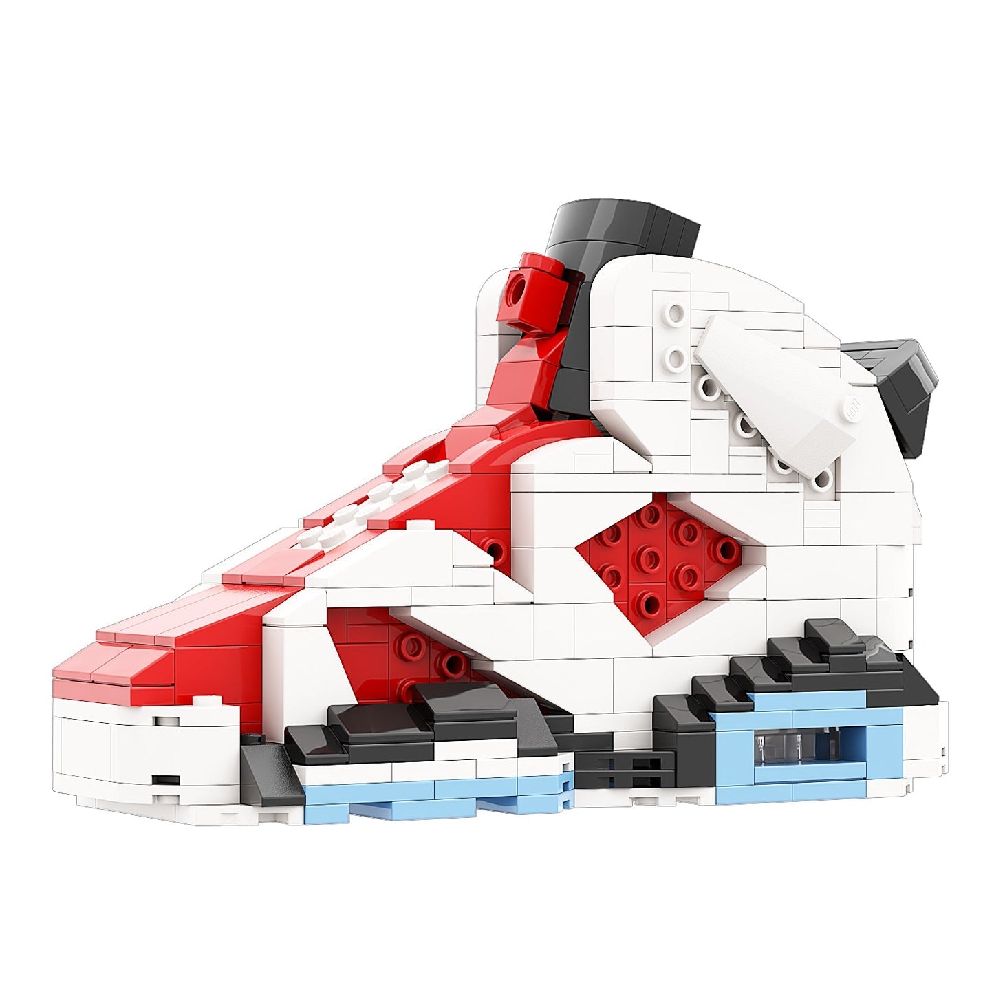 "Carmine" Inspired Air Jordan 6 Bricks / Building Blocks Set