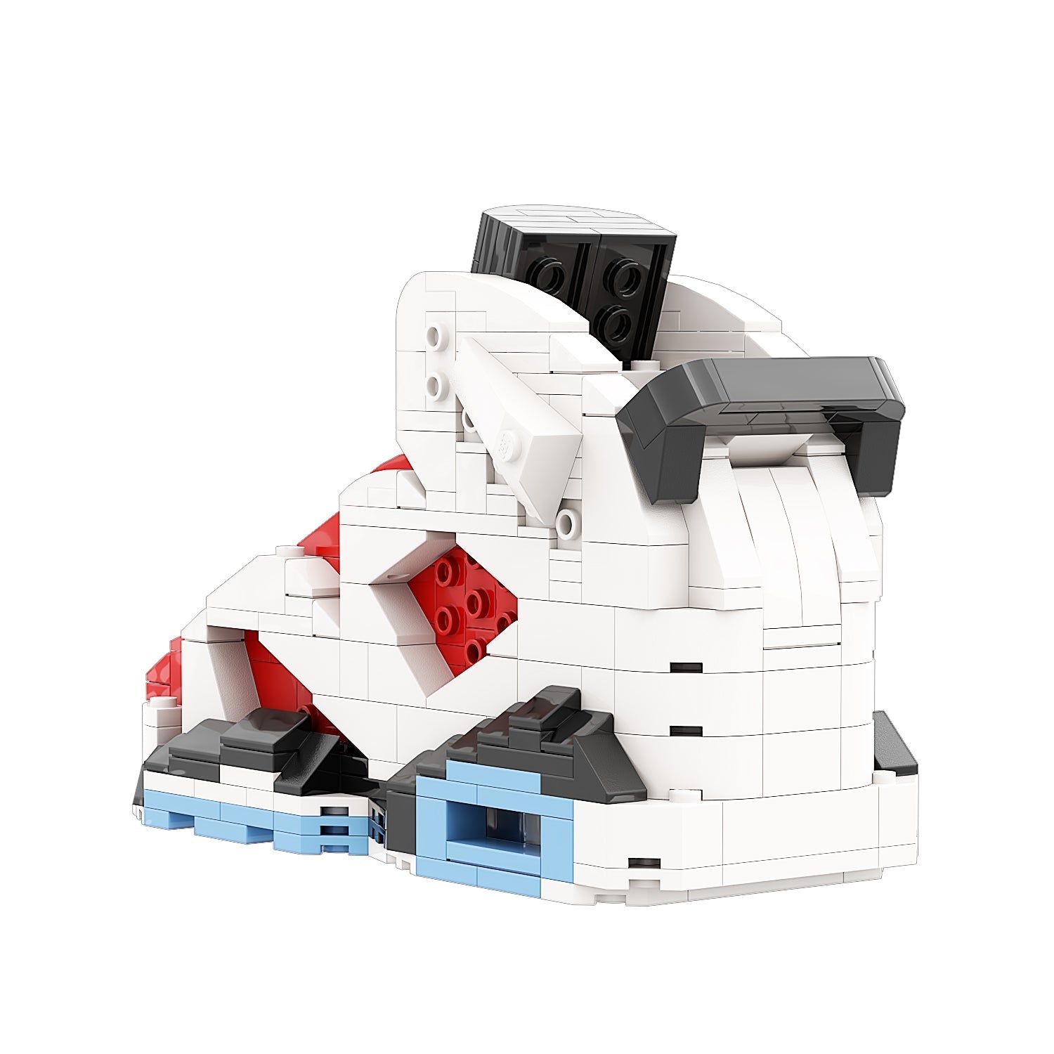 "Carmine" Inspired Air Jordan 6 Bricks / Building Blocks Set