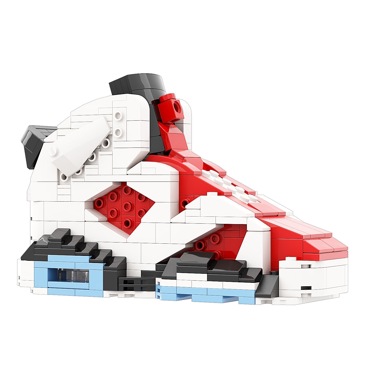 "Carmine" Inspired Air Jordan 6 Bricks / Building Blocks Set