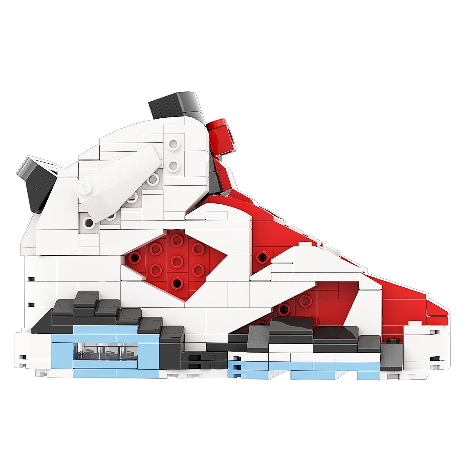 "Carmine" Inspired Air Jordan 6 Bricks / Building Blocks Set