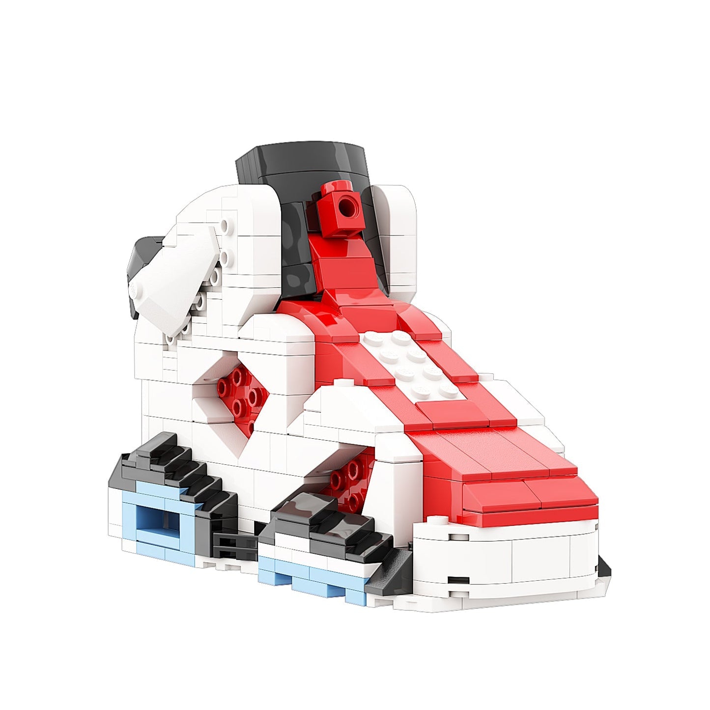 "Carmine" Inspired Air Jordan 6 Bricks / Building Blocks Set